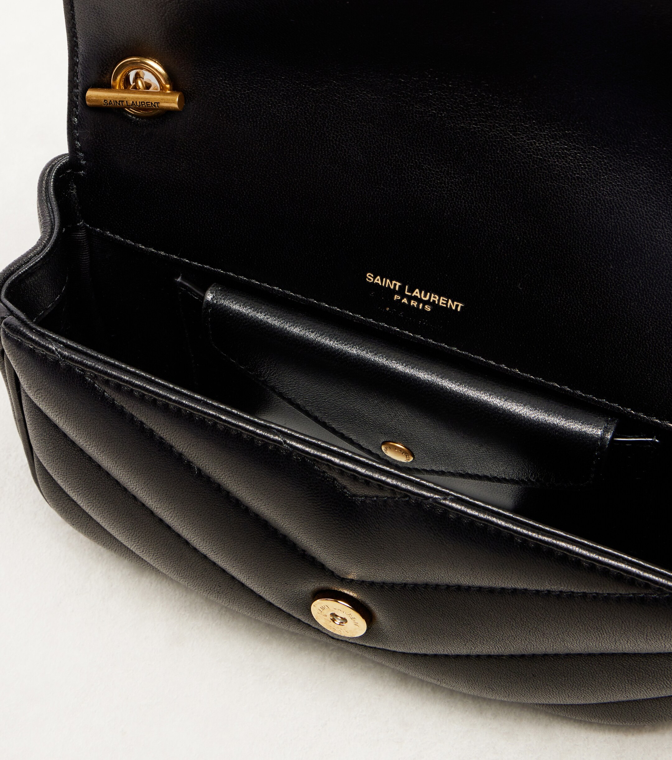 Saint Laurent Loulou Mini leather crossbody bag
