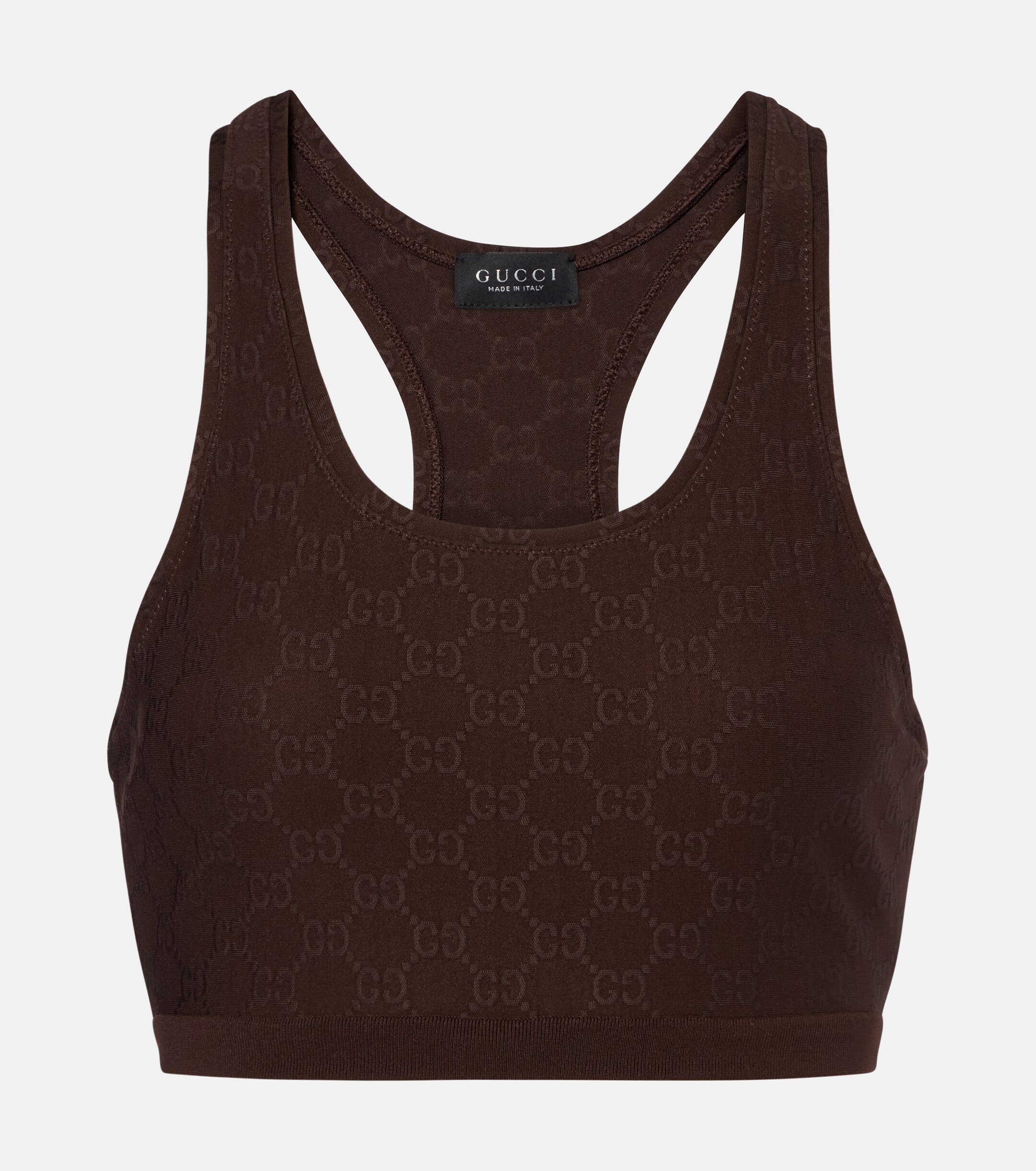 Gucci Gucci GG jersey jacquard sports bra