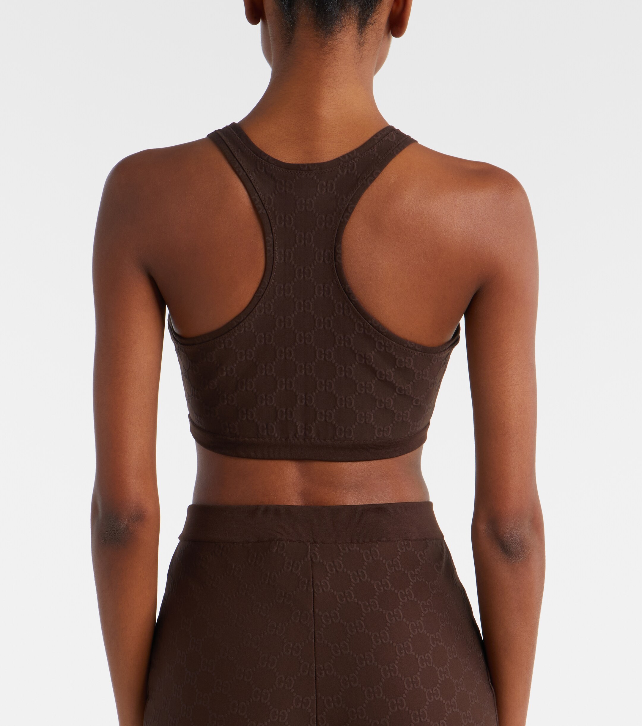 Gucci Gucci GG jersey jacquard sports bra
