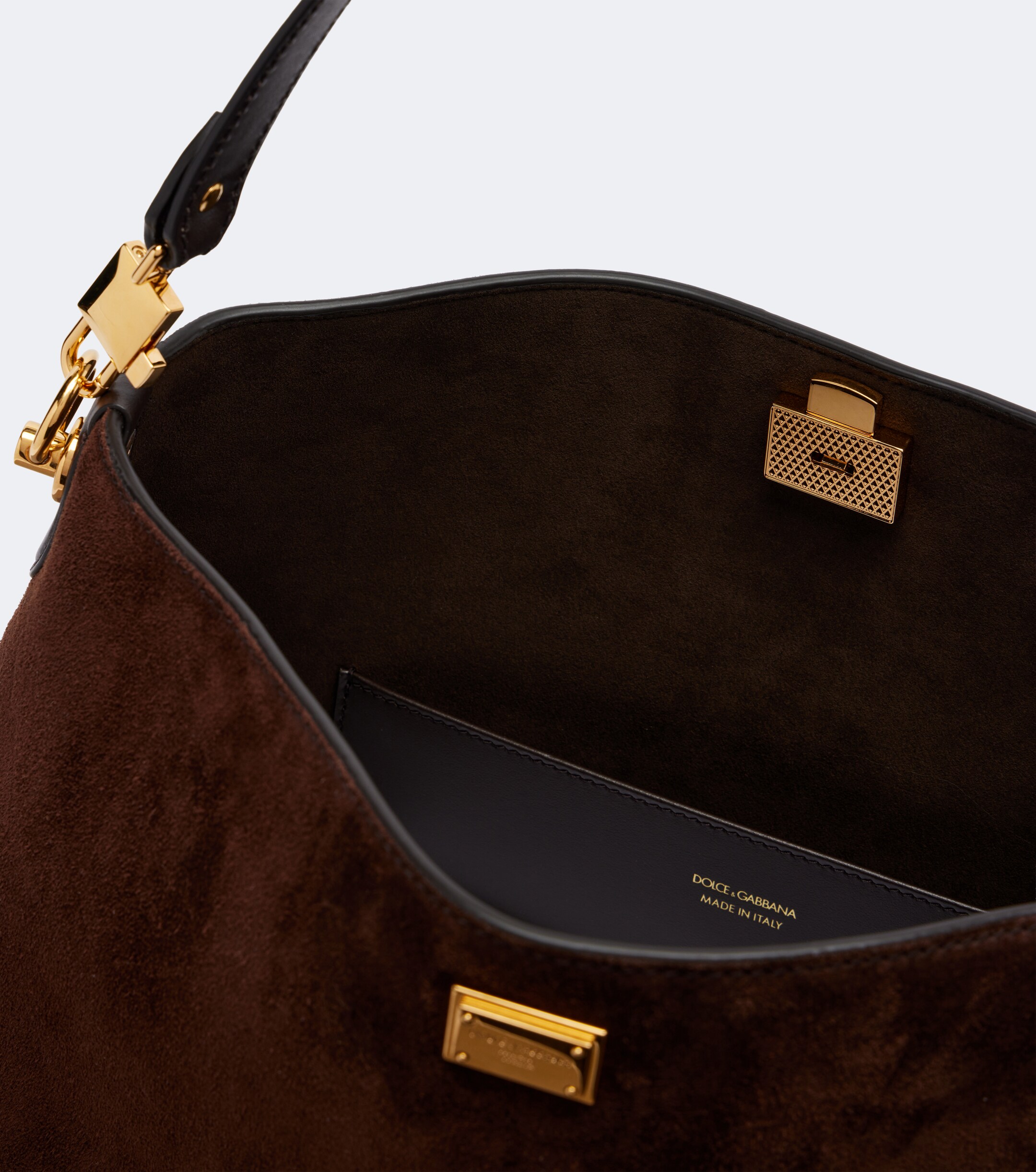 Dolce&Gabbana Vittoria Large suede tote bag