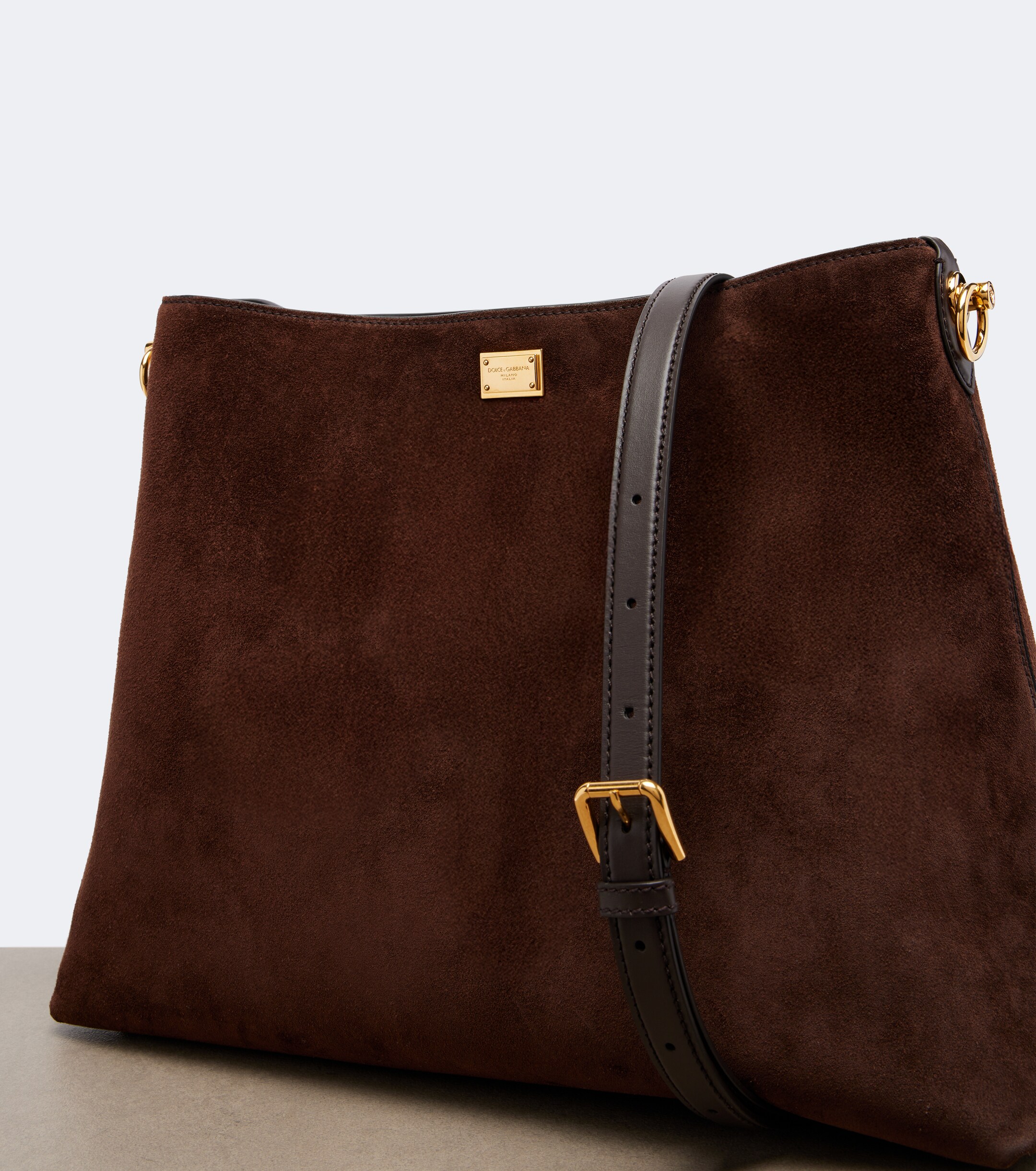 Dolce&Gabbana Vittoria Large suede tote bag