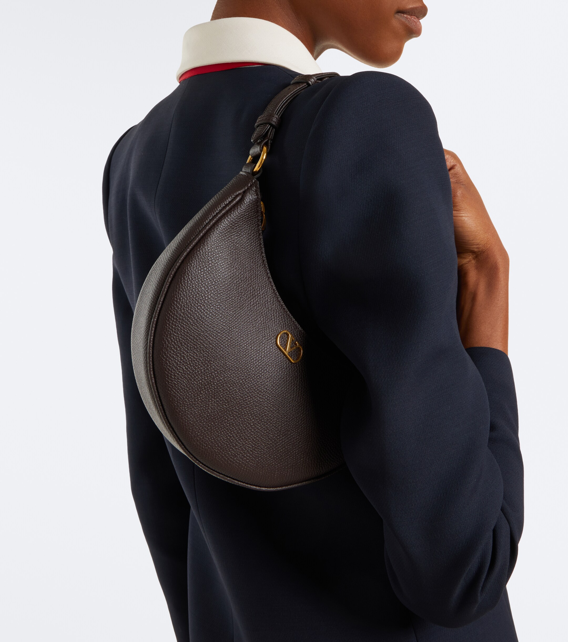 Valentino Garavani VLogo Mini leather shoulder bag thumbnail