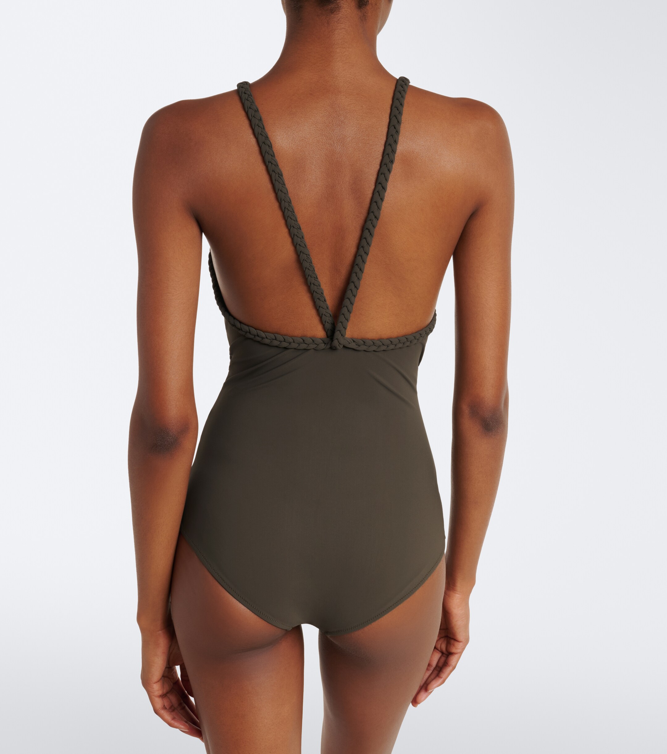 Bottega Veneta Bottega Veneta Braided-trim swimsuit