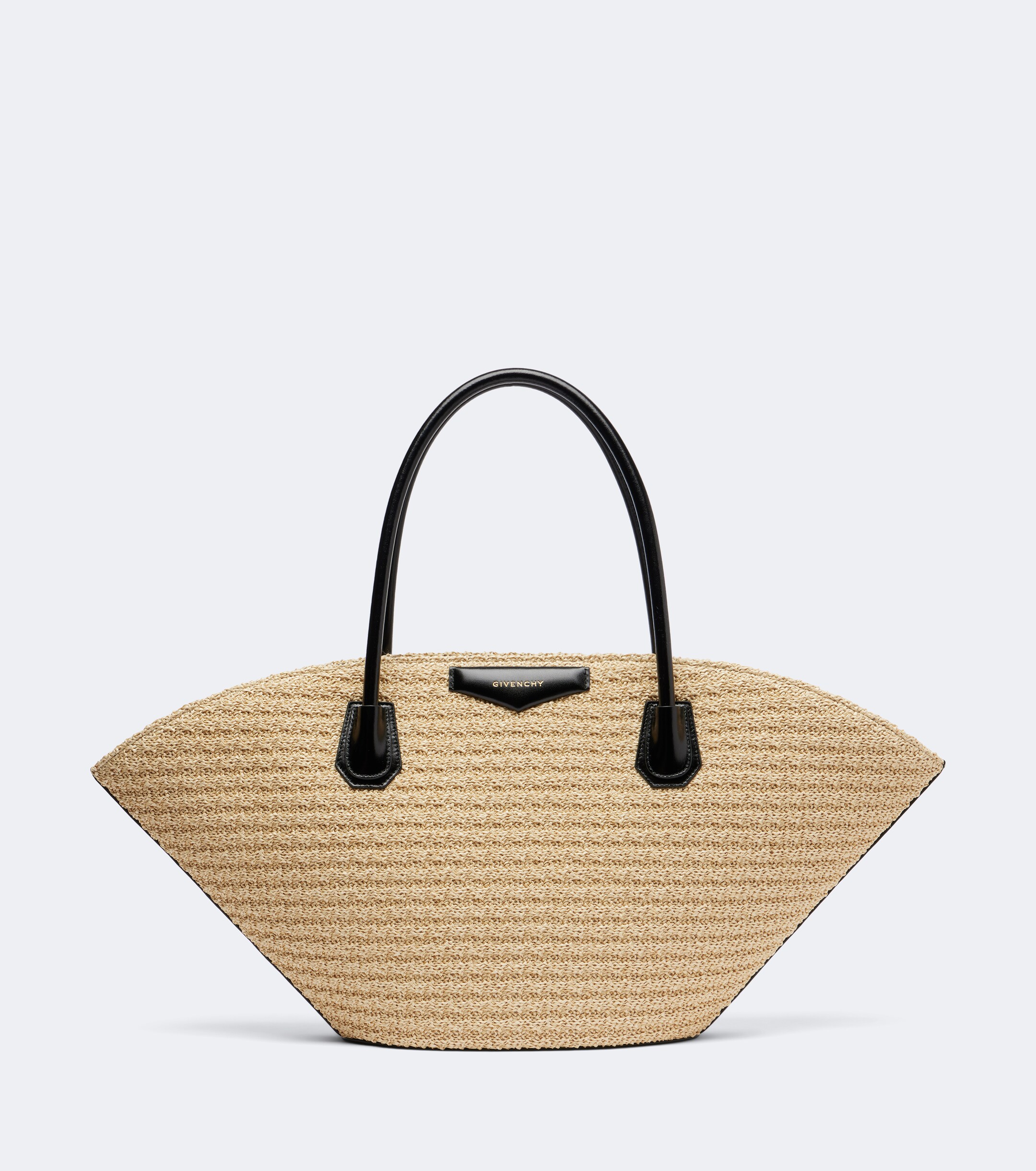 Givenchy Givenchy Antigona Small raffia-effect basket bag