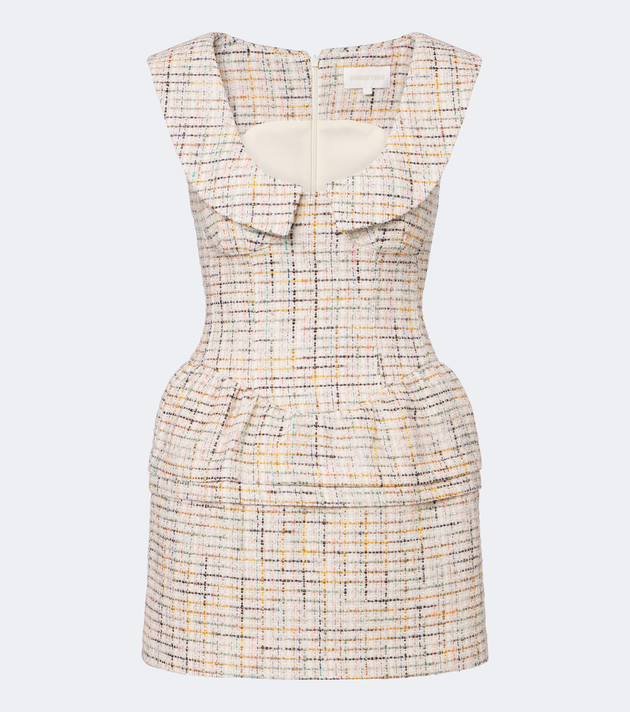 SHUSHU/TONG Shushu/Tong Cotton-blend tweed minidress