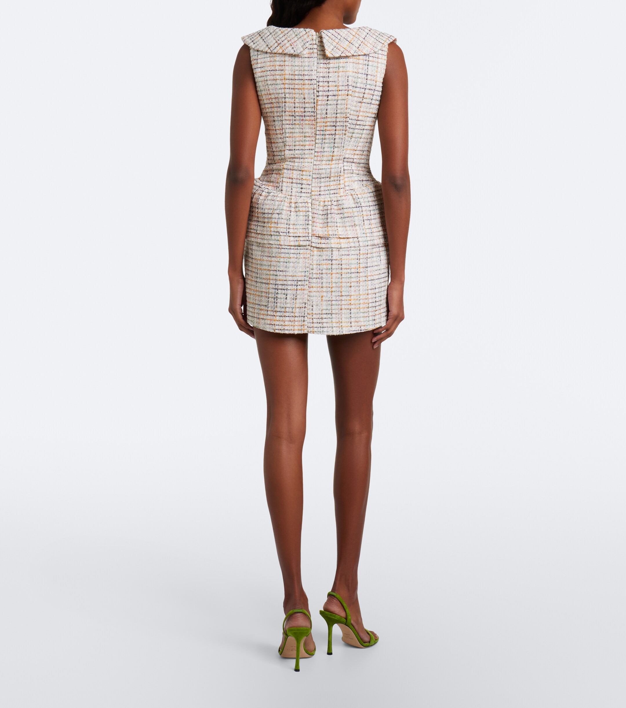 SHUSHU/TONG Shushu/Tong Cotton-blend tweed minidress
