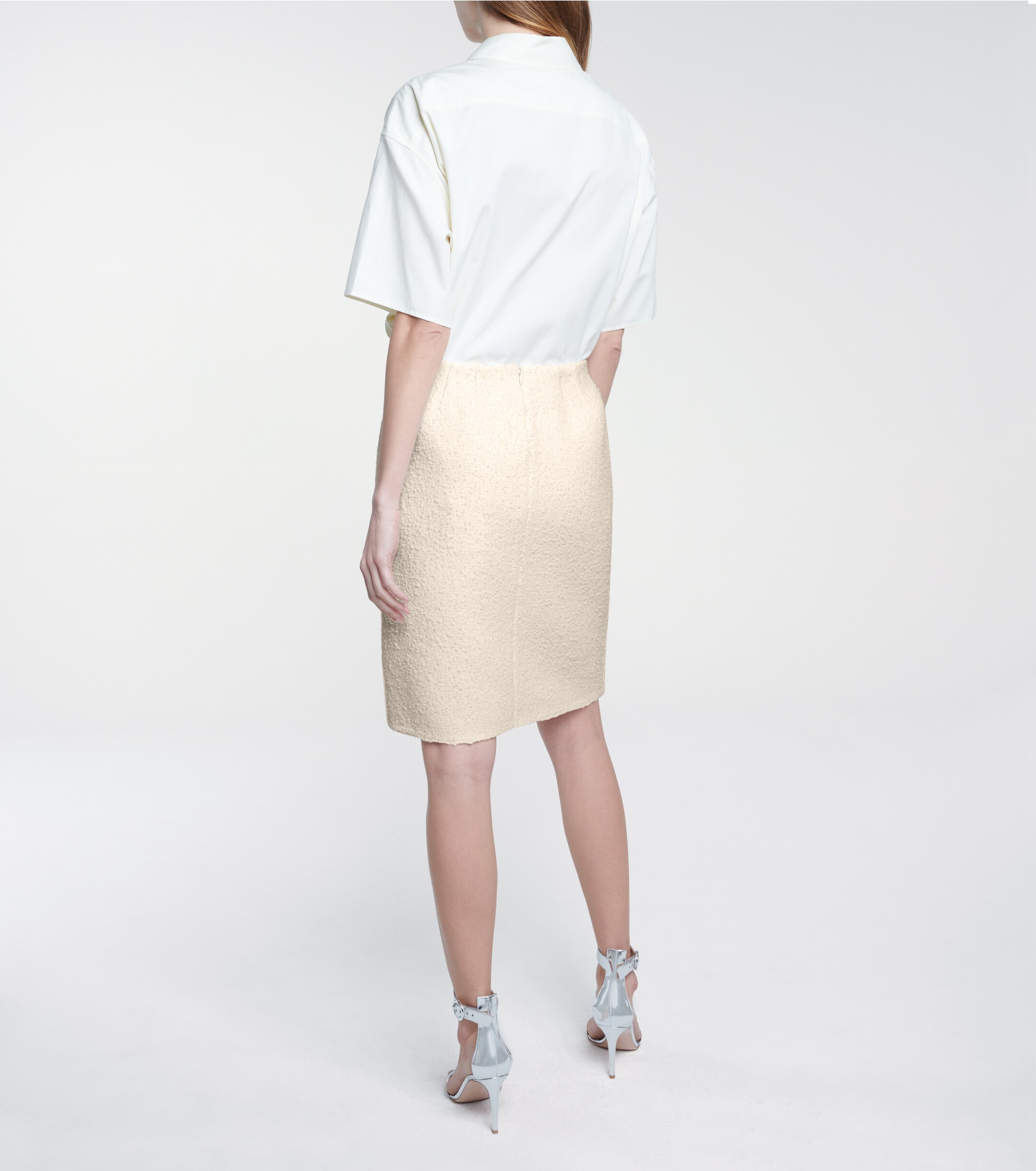 Marc Jacobs Wool-blend bouclé pencil skirt