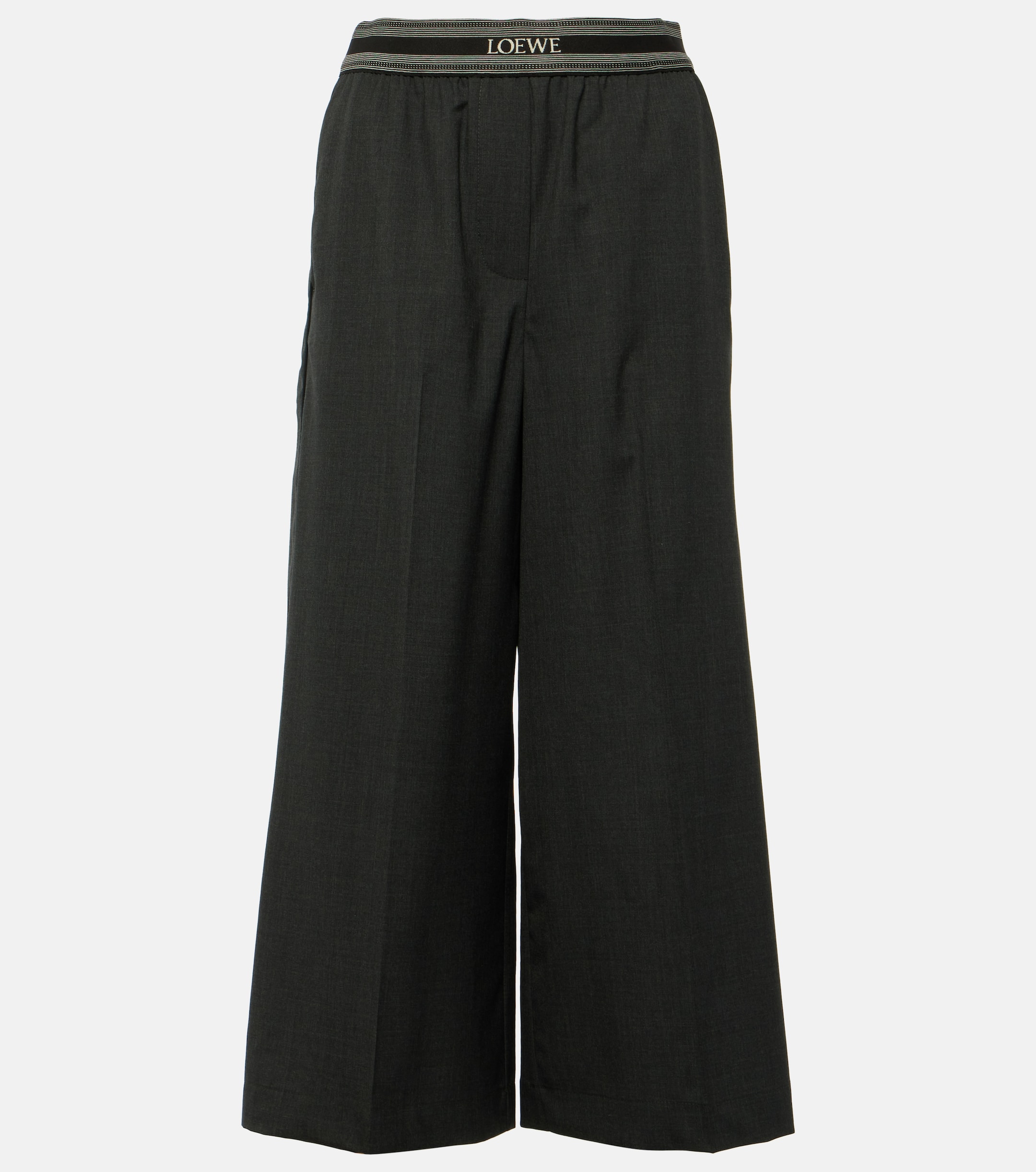 Loewe Wool cropped wide-leg pants thumbnail