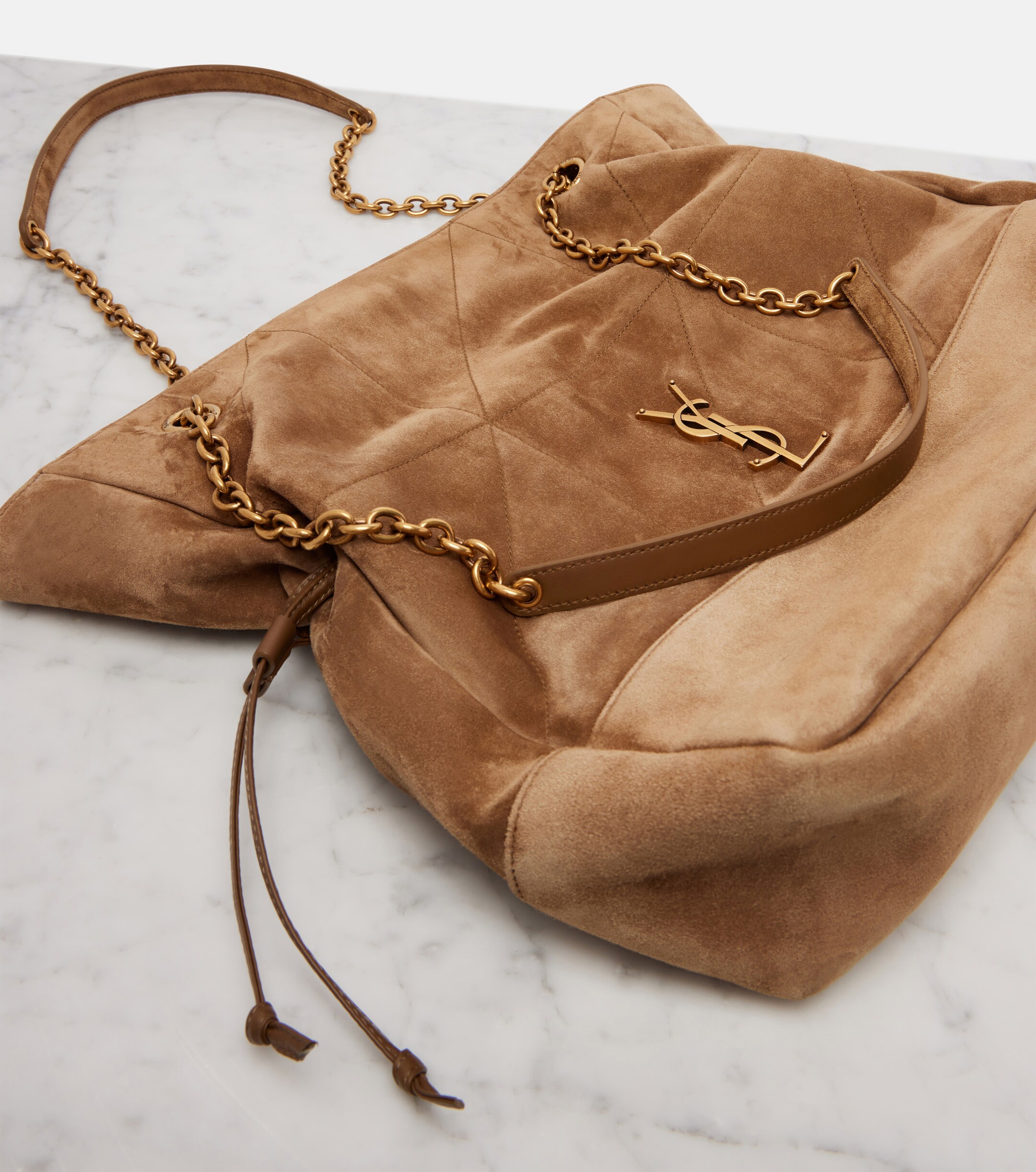 Saint Laurent Jamie Shopping Medium suede tote bag
