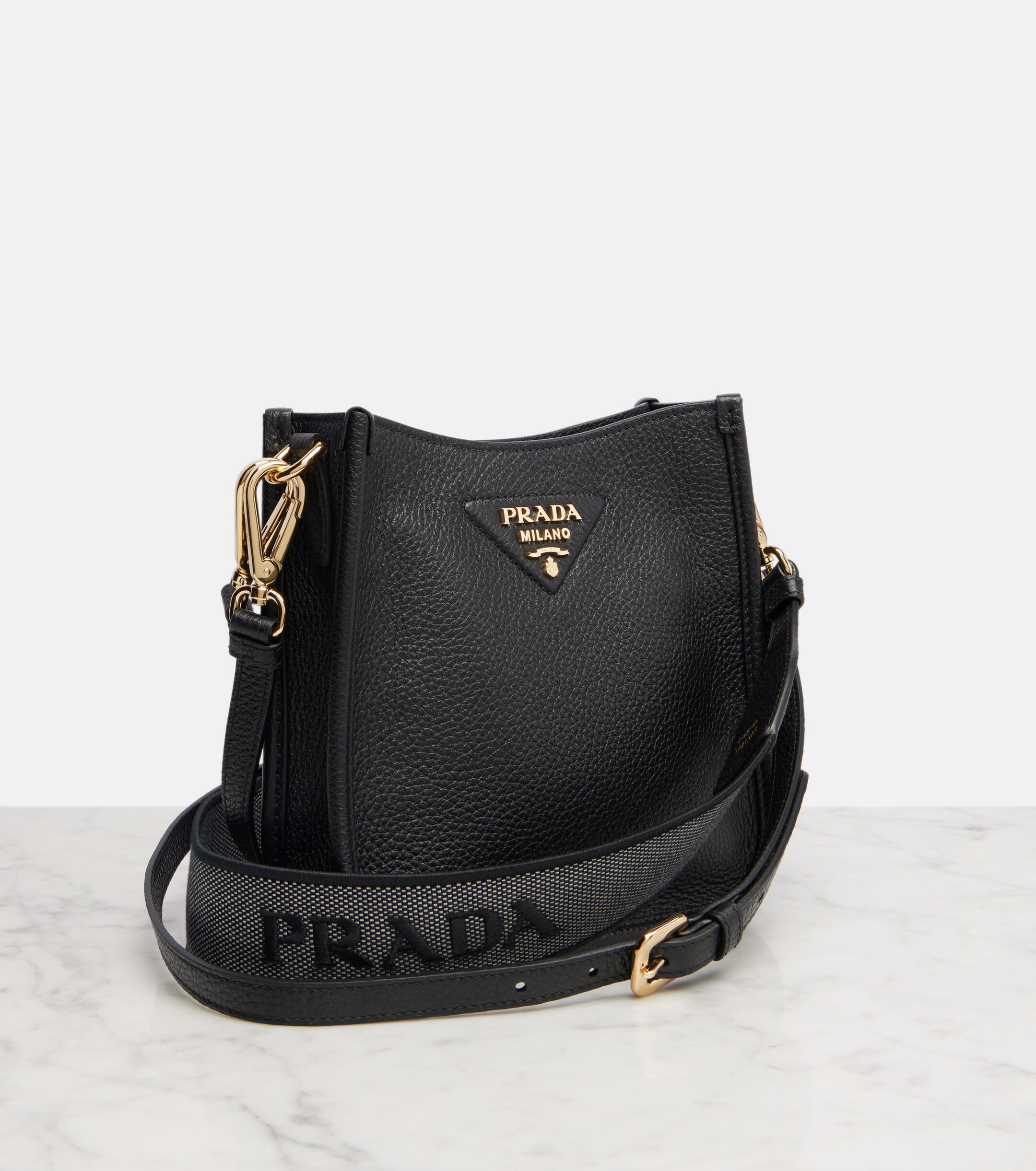 Prada Mini leather shoulder bag