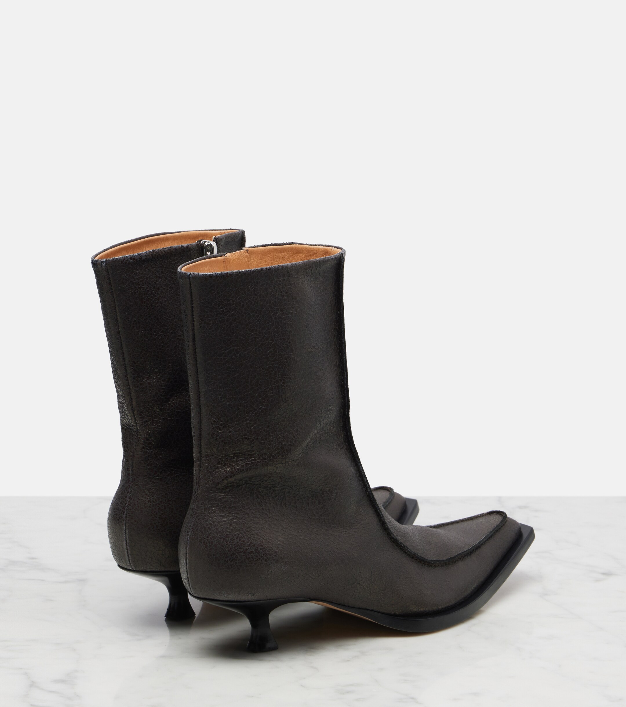Calvin Klein Collection Jodi leather ankle boots thumbnail