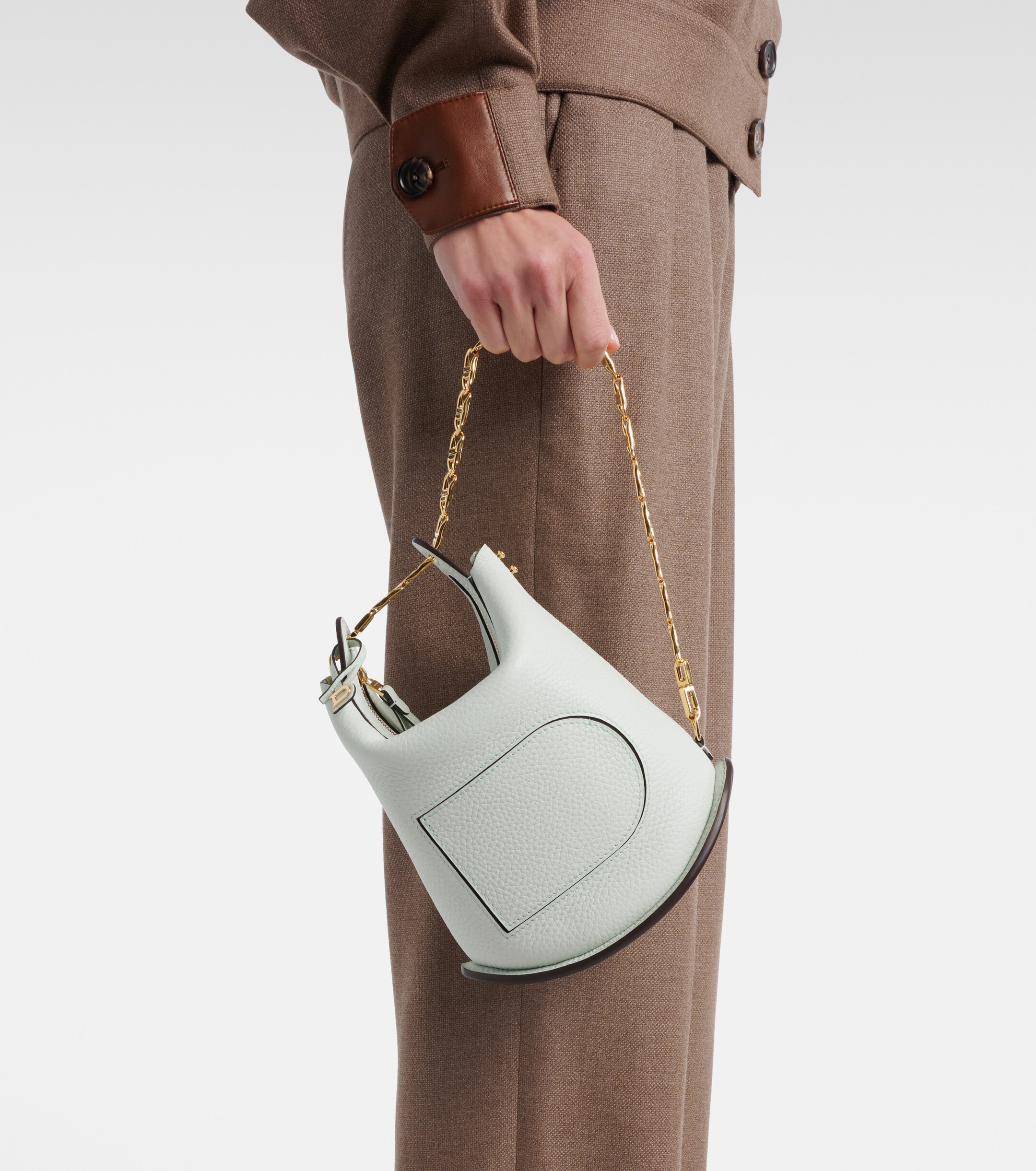 Delvaux Pin Twist leather shoulder bag thumbnail