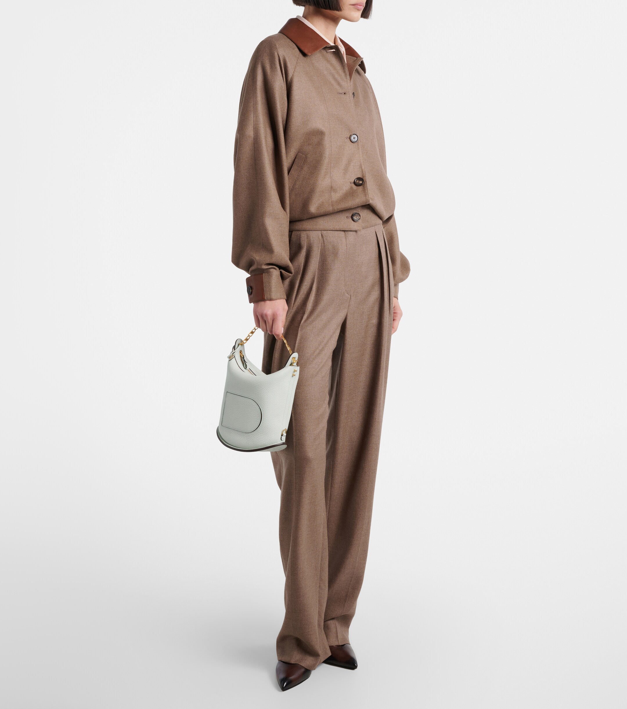 Delvaux Pin Twist leather shoulder bag thumbnail