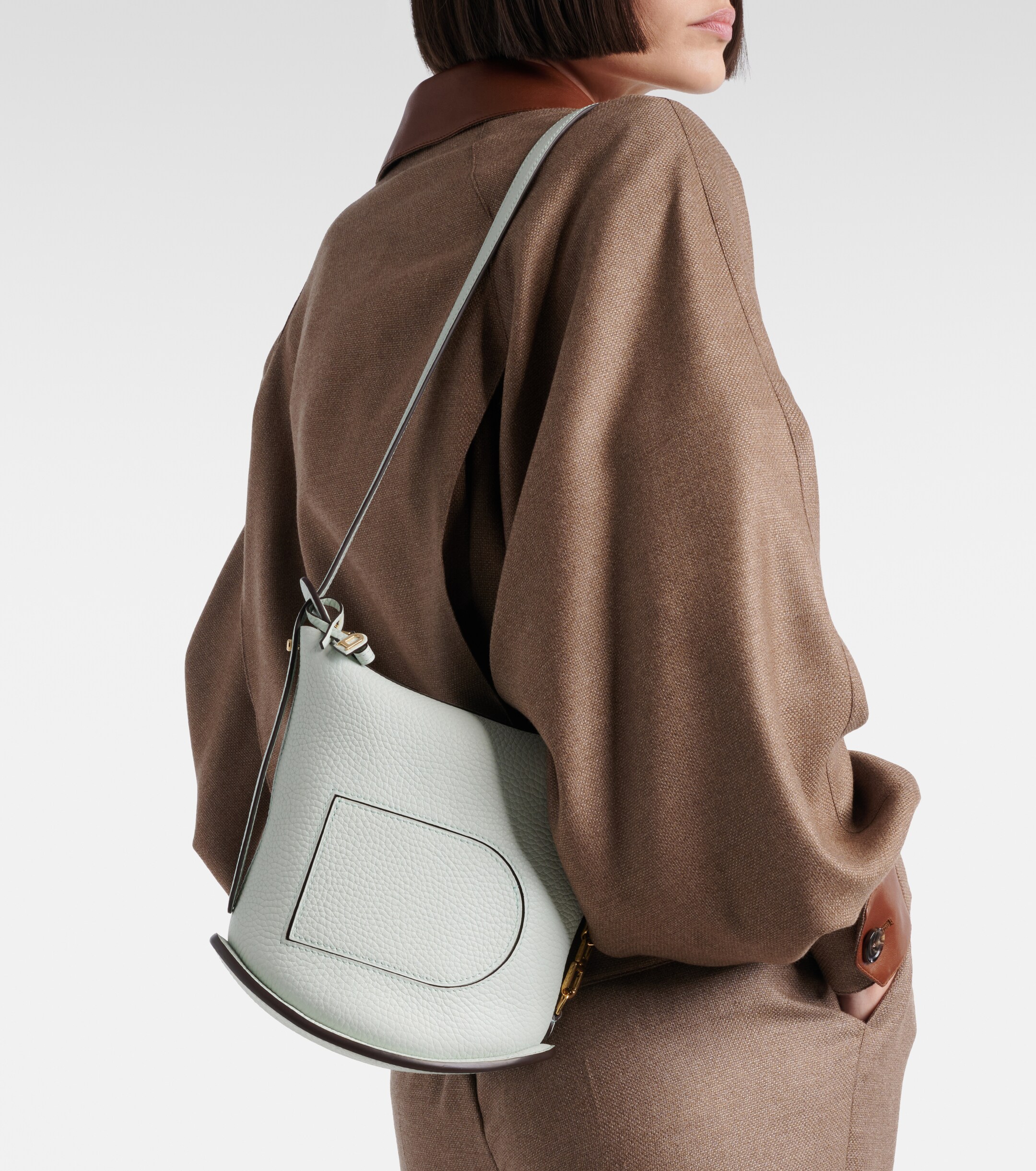 Delvaux Pin Twist leather shoulder bag thumbnail