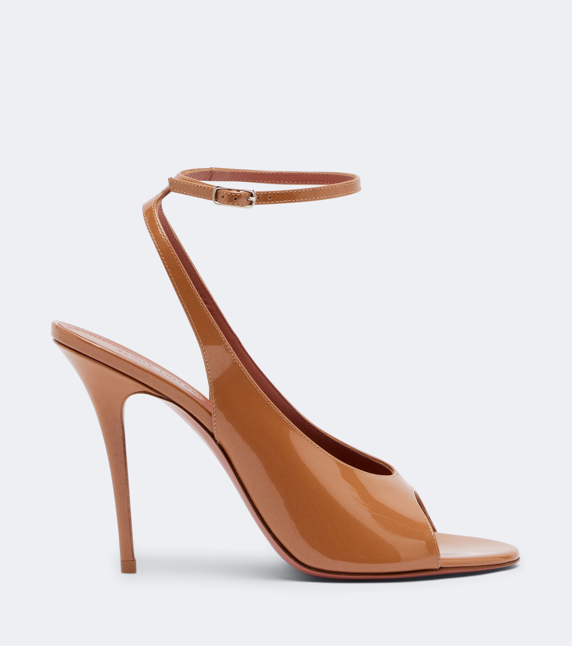 AMINA MUADDI Amina Muaddi Anok patent leather slingback sandals