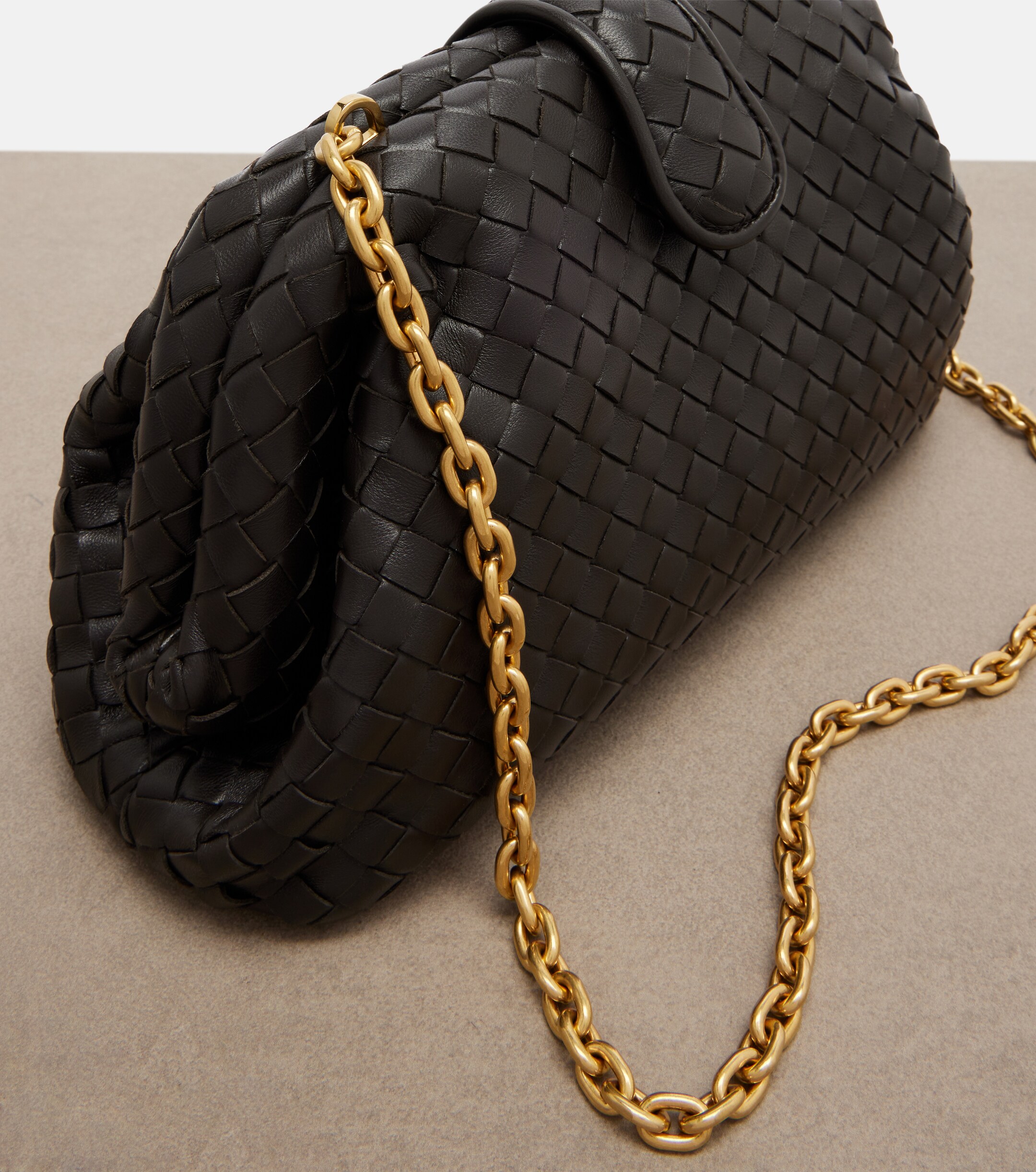Bottega Veneta Lauren 1980 Small leather clutch