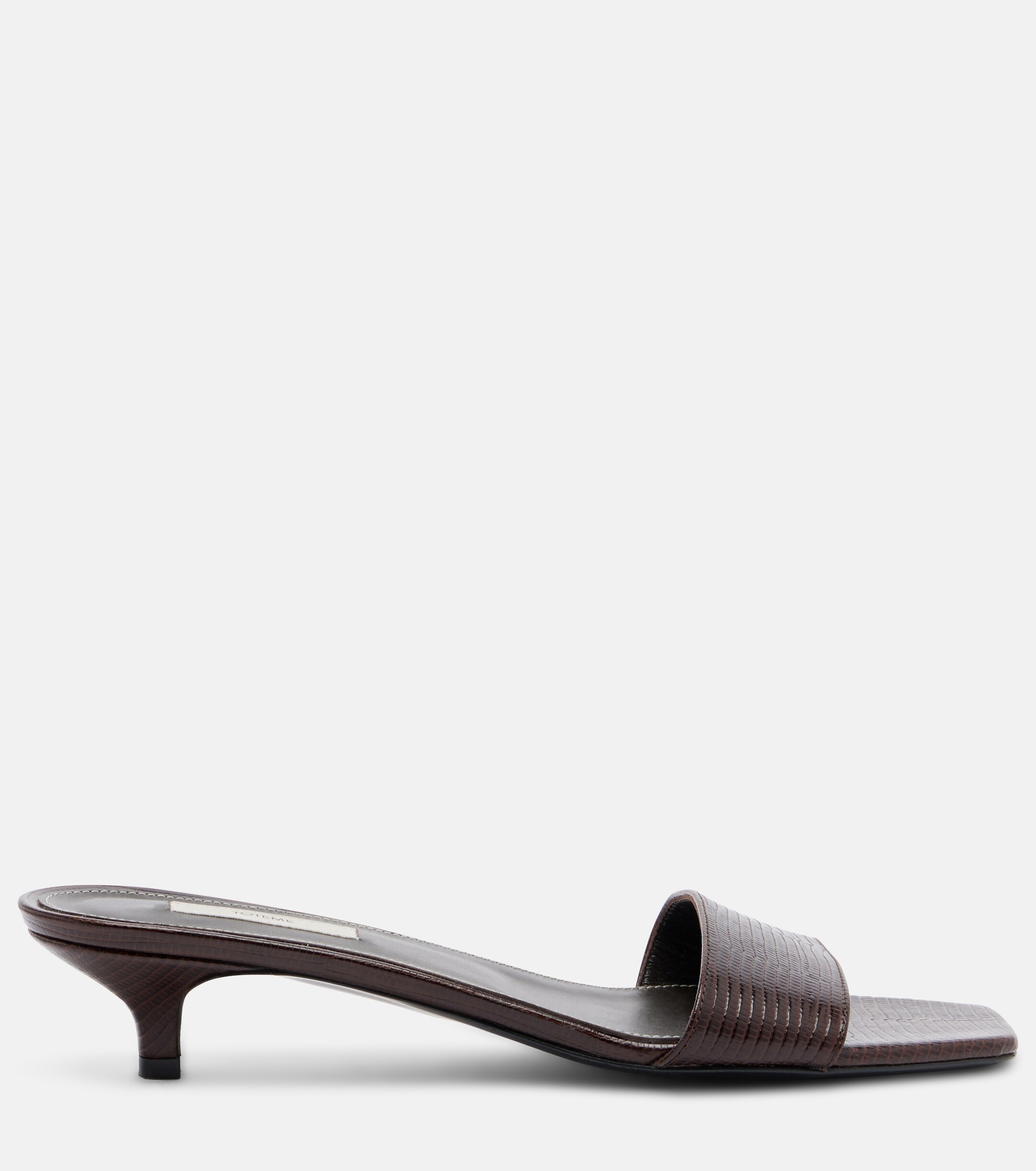 TOTEME Toteme Embossed leather mules
