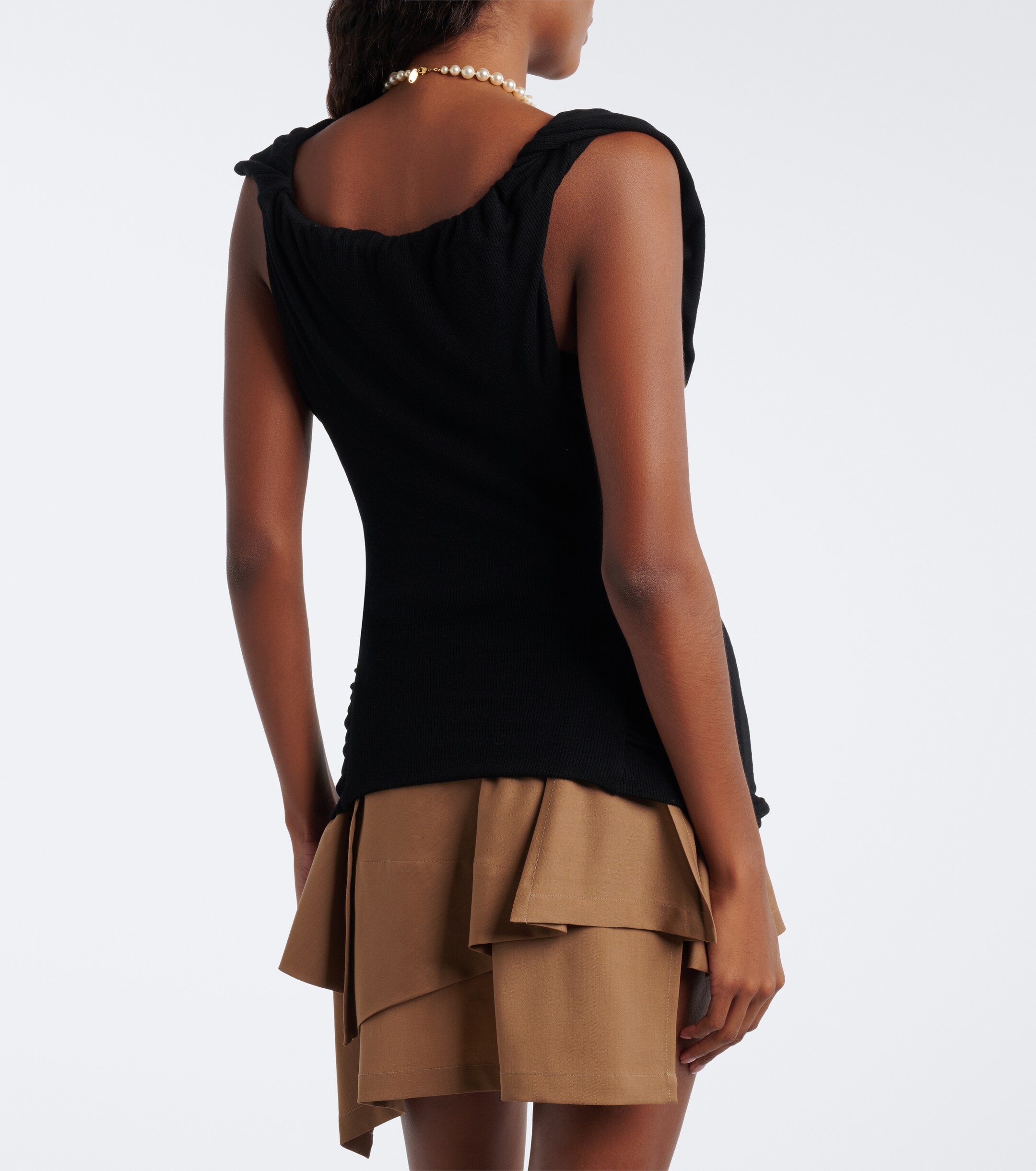 Vivienne Westwood Vivienne Westwood Ginnie Orb draped jersey top