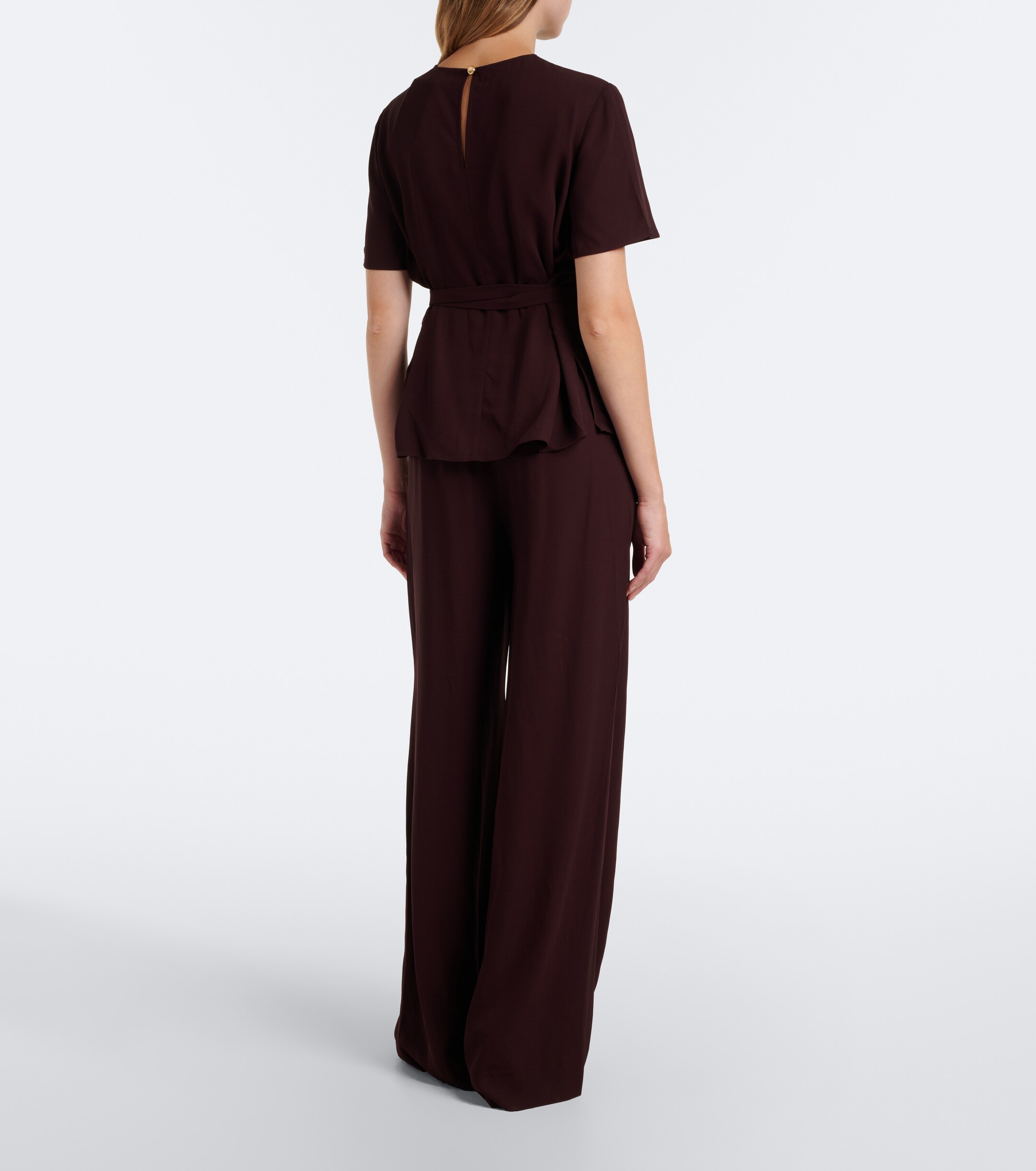 JOSEPH Joseph Dee crêpe wide-leg pants