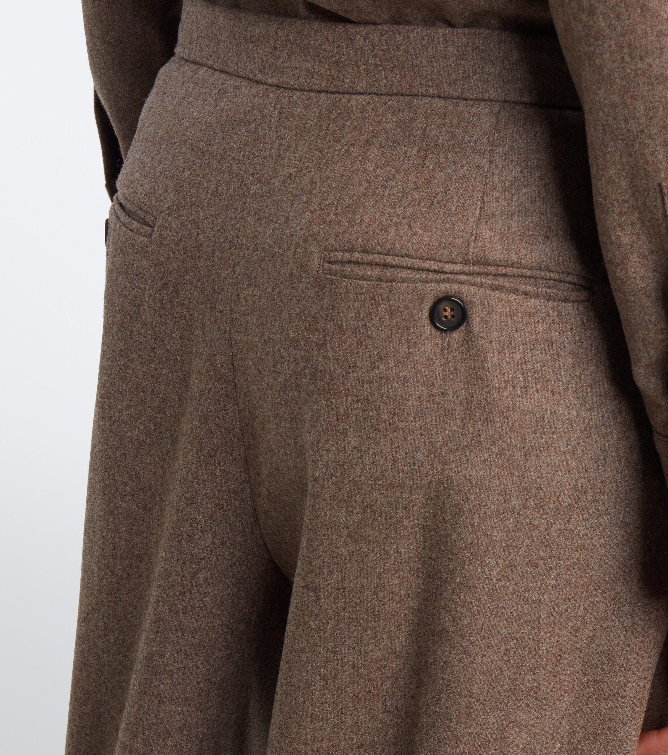 S Max Mara 'S Max Mara Pleated wool wide-leg pants