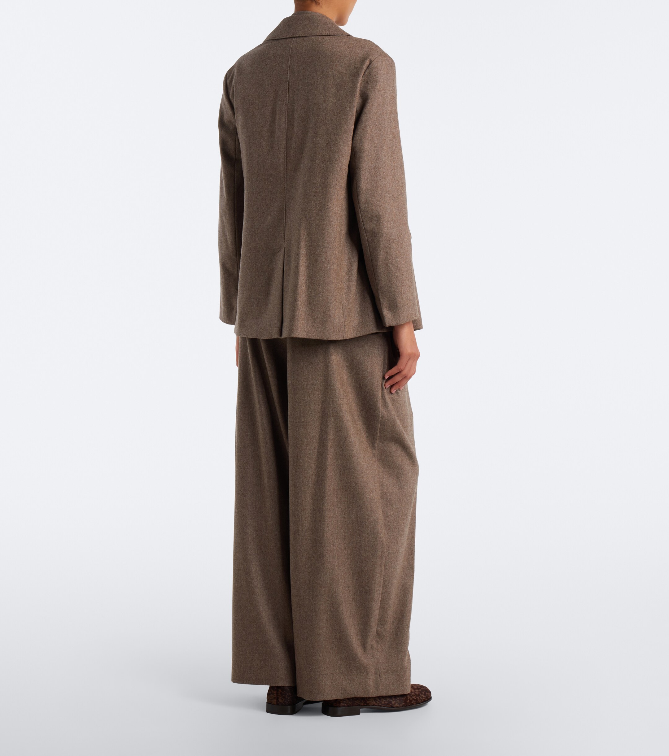 S Max Mara 'S Max Mara Pleated wool wide-leg pants