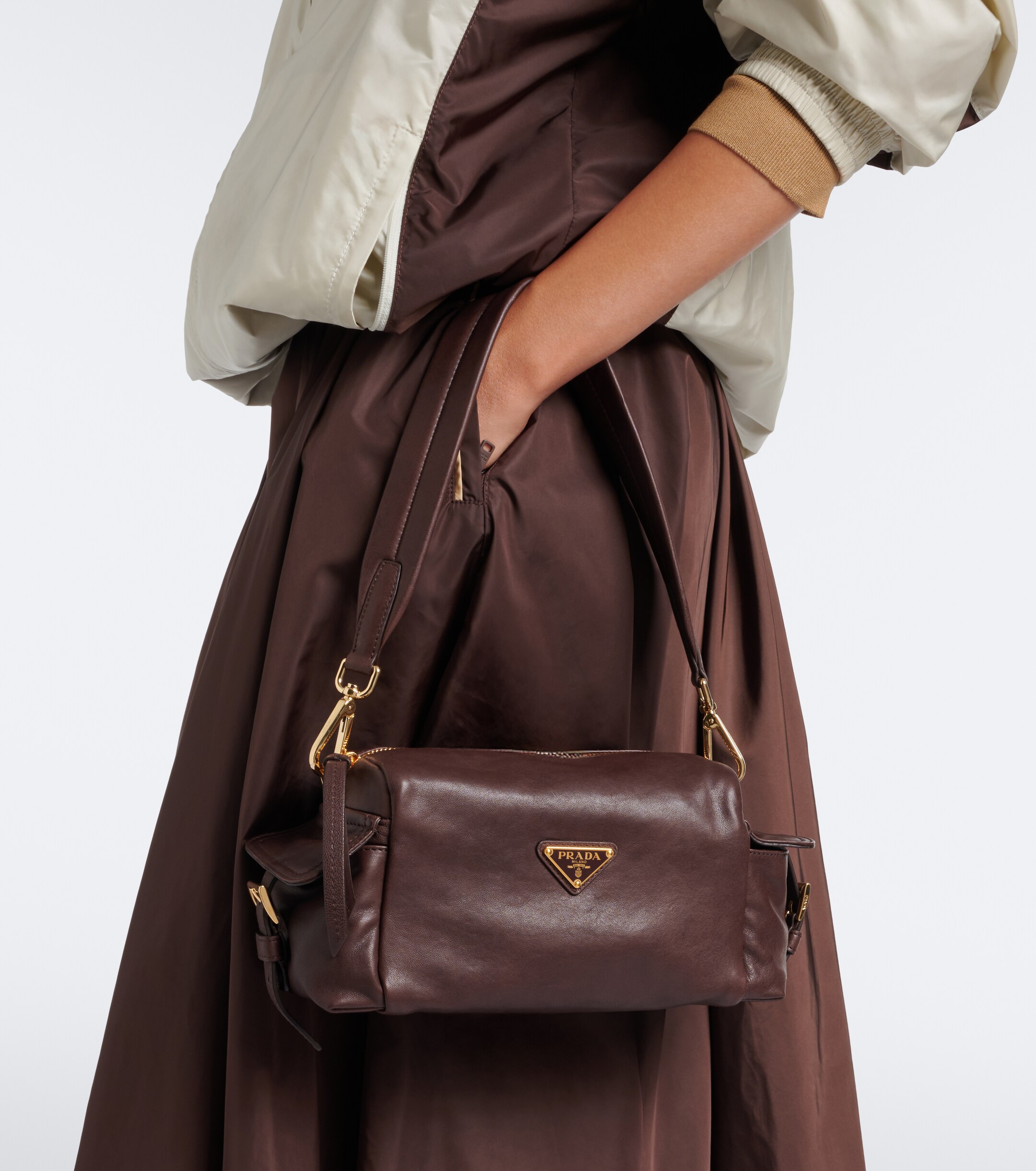 Prada Prada Explore Small leather shoulder bag
