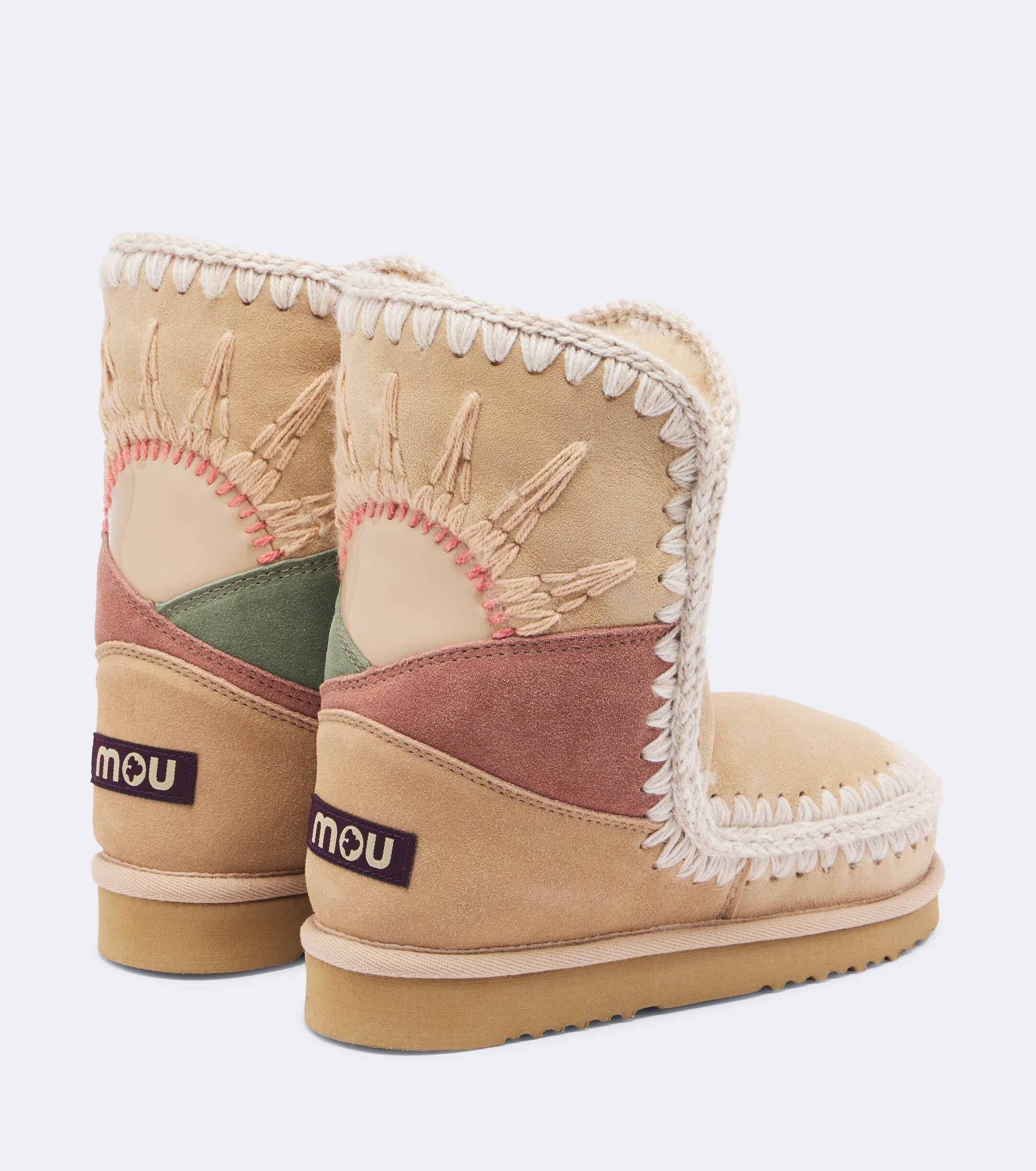 MOU Mou 24 Sun & Moon suede mid-calf boots
