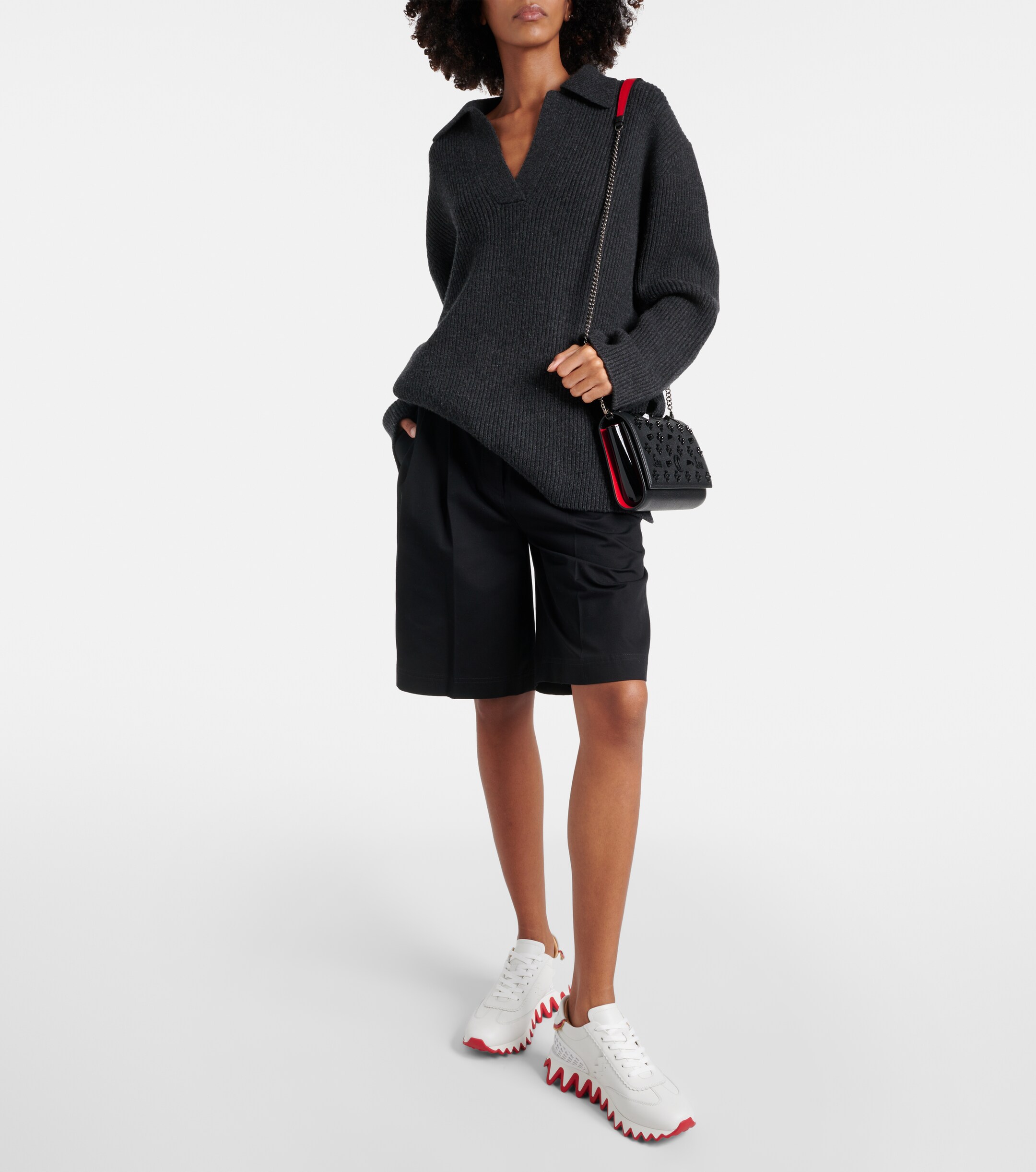 CHRISTIAN LOUBOUTIN Loubishark leather sneakers thumbnail