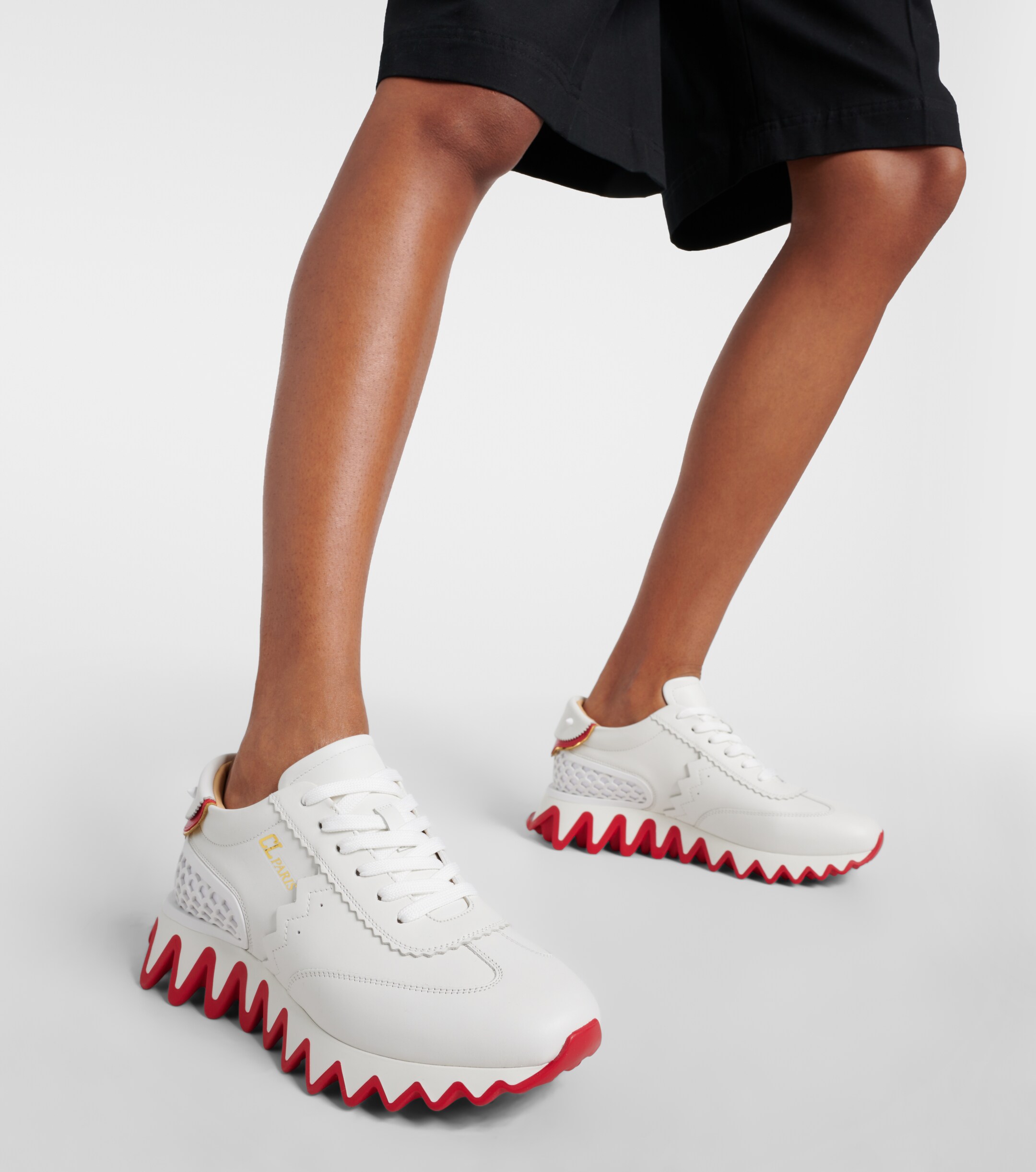 CHRISTIAN LOUBOUTIN Loubishark leather sneakers thumbnail