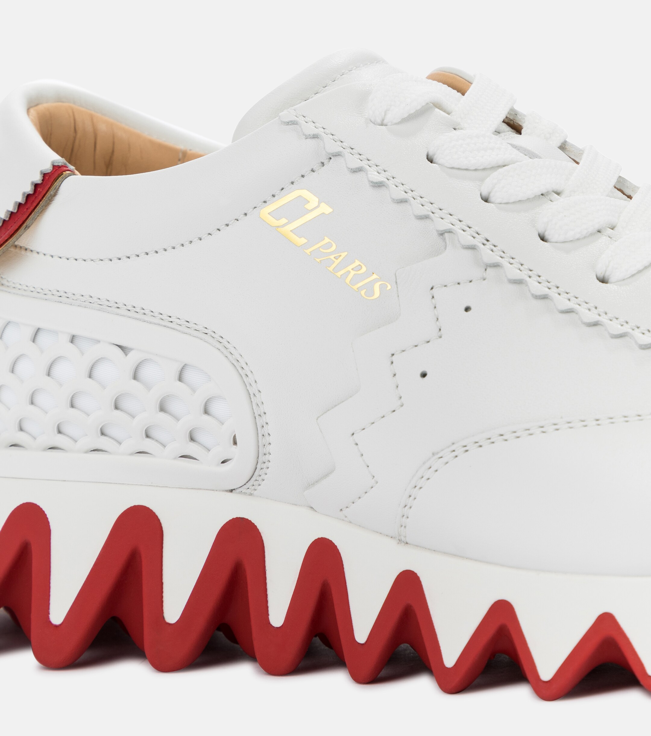 CHRISTIAN LOUBOUTIN Loubishark leather sneakers thumbnail