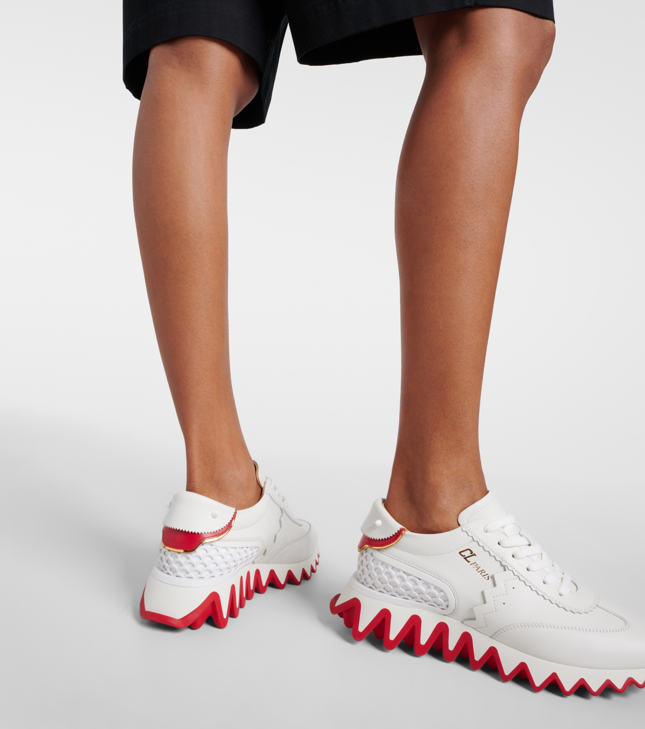 CHRISTIAN LOUBOUTIN Loubishark leather sneakers thumbnail