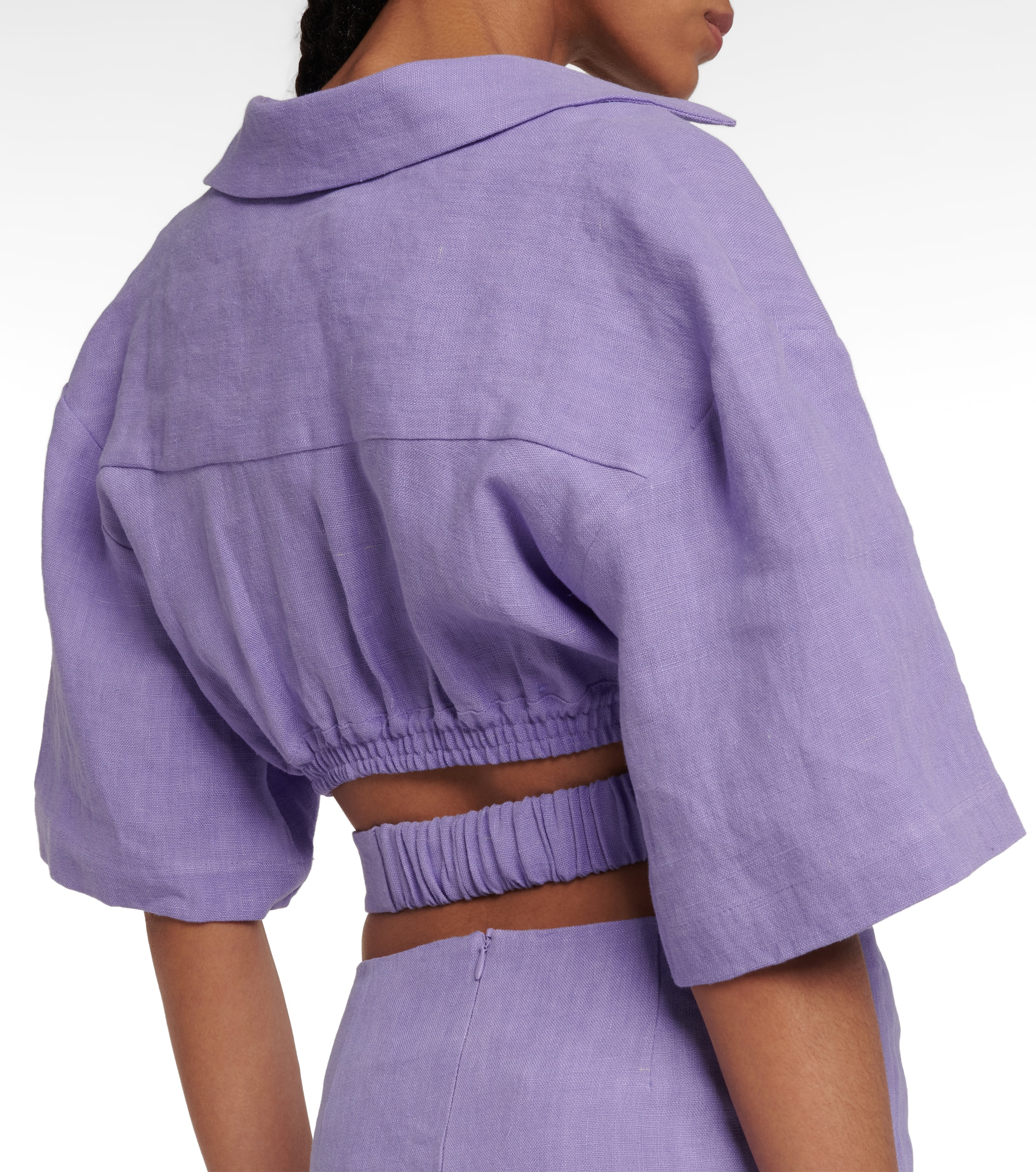 Christopher Esber Cutout linen top