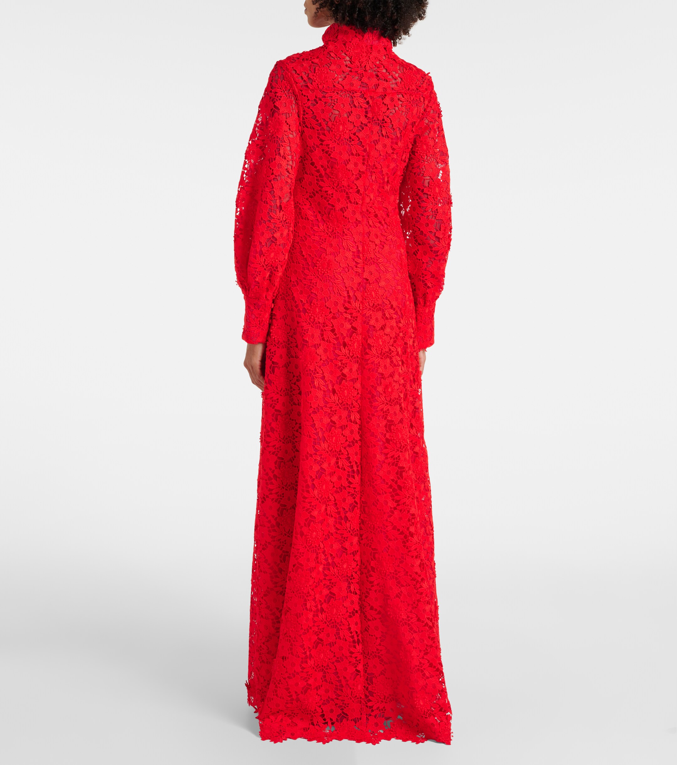 Safiyaa Salma lace belted shirt dress thumbnail