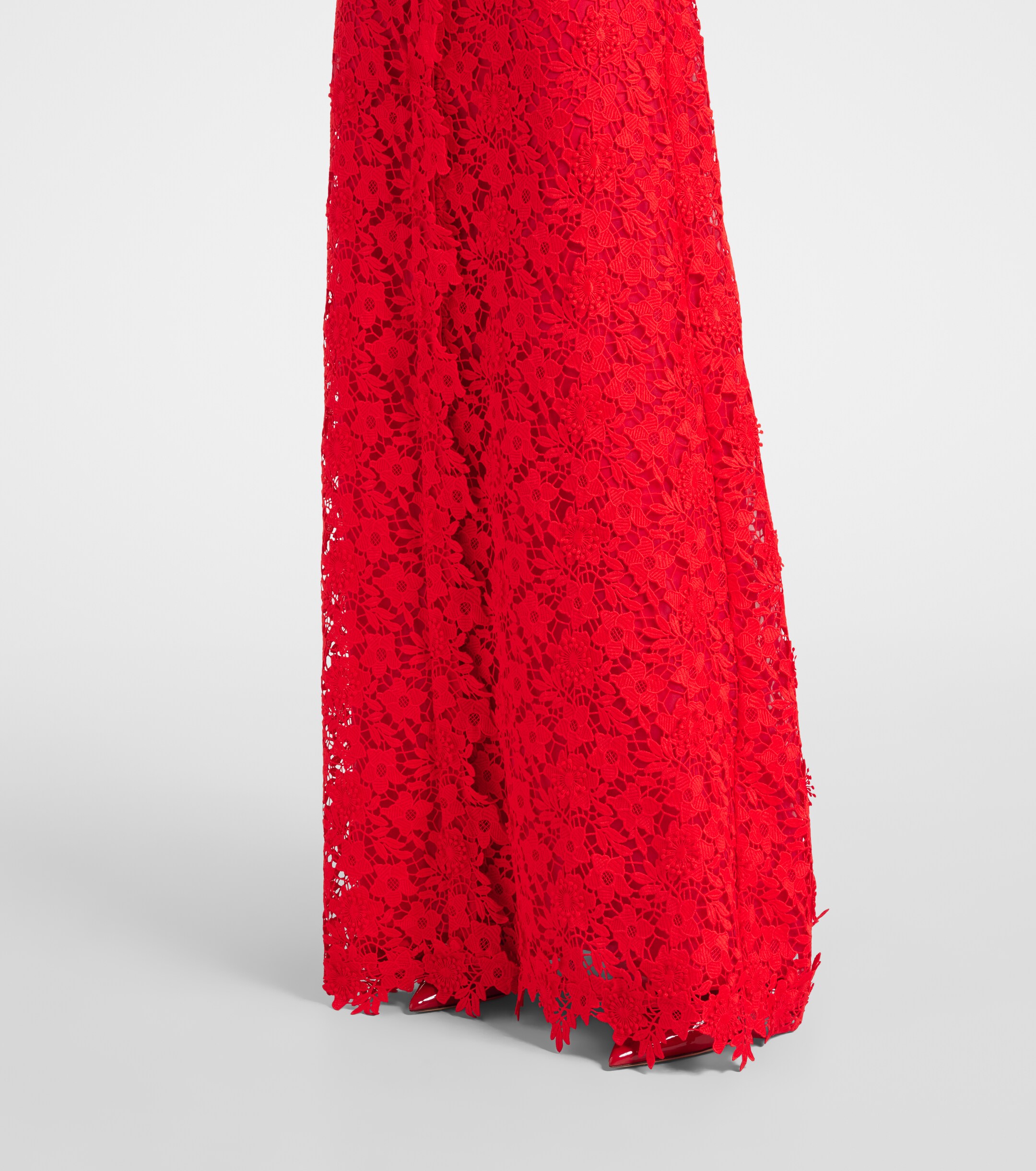 Safiyaa Salma lace belted shirt dress thumbnail