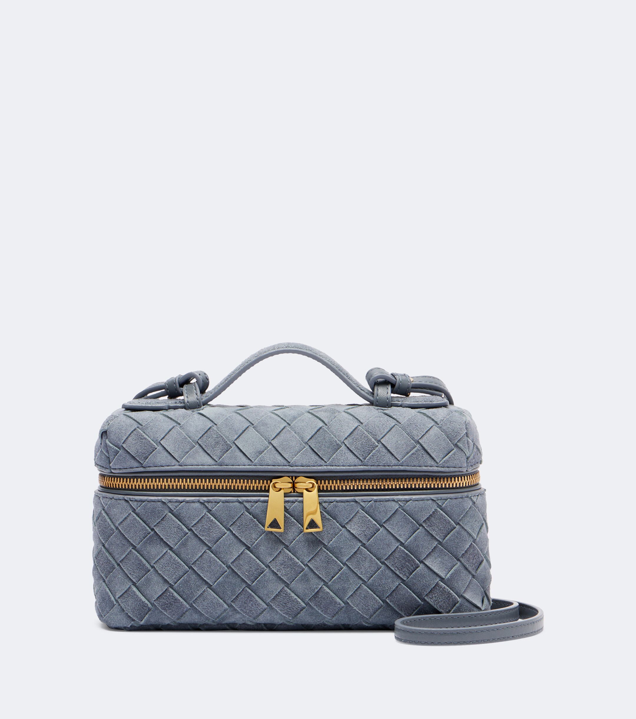 Bottega Veneta Bang Bang Intrecciato suede vanity bag