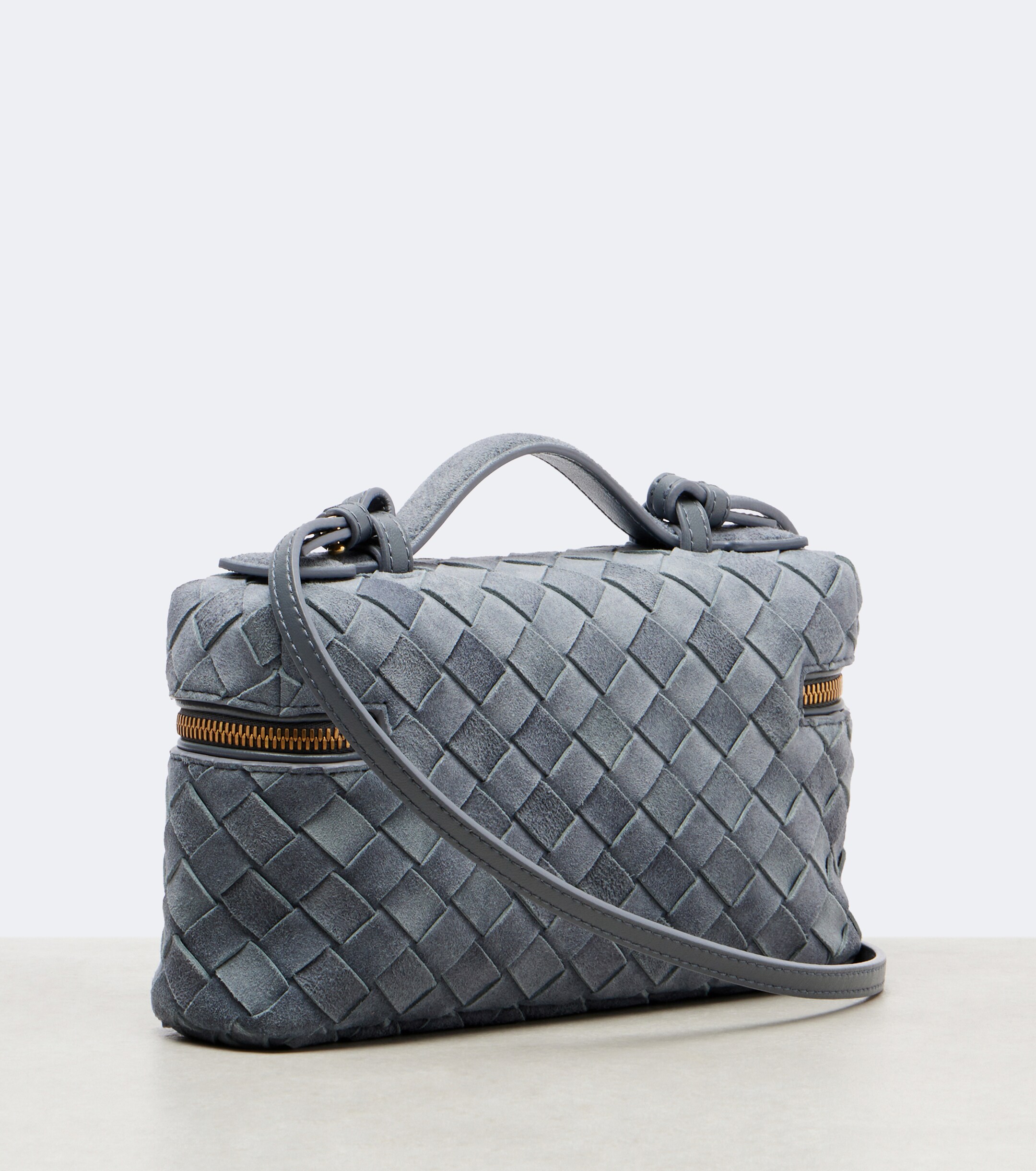 Bottega Veneta Bang Bang Intrecciato suede vanity bag