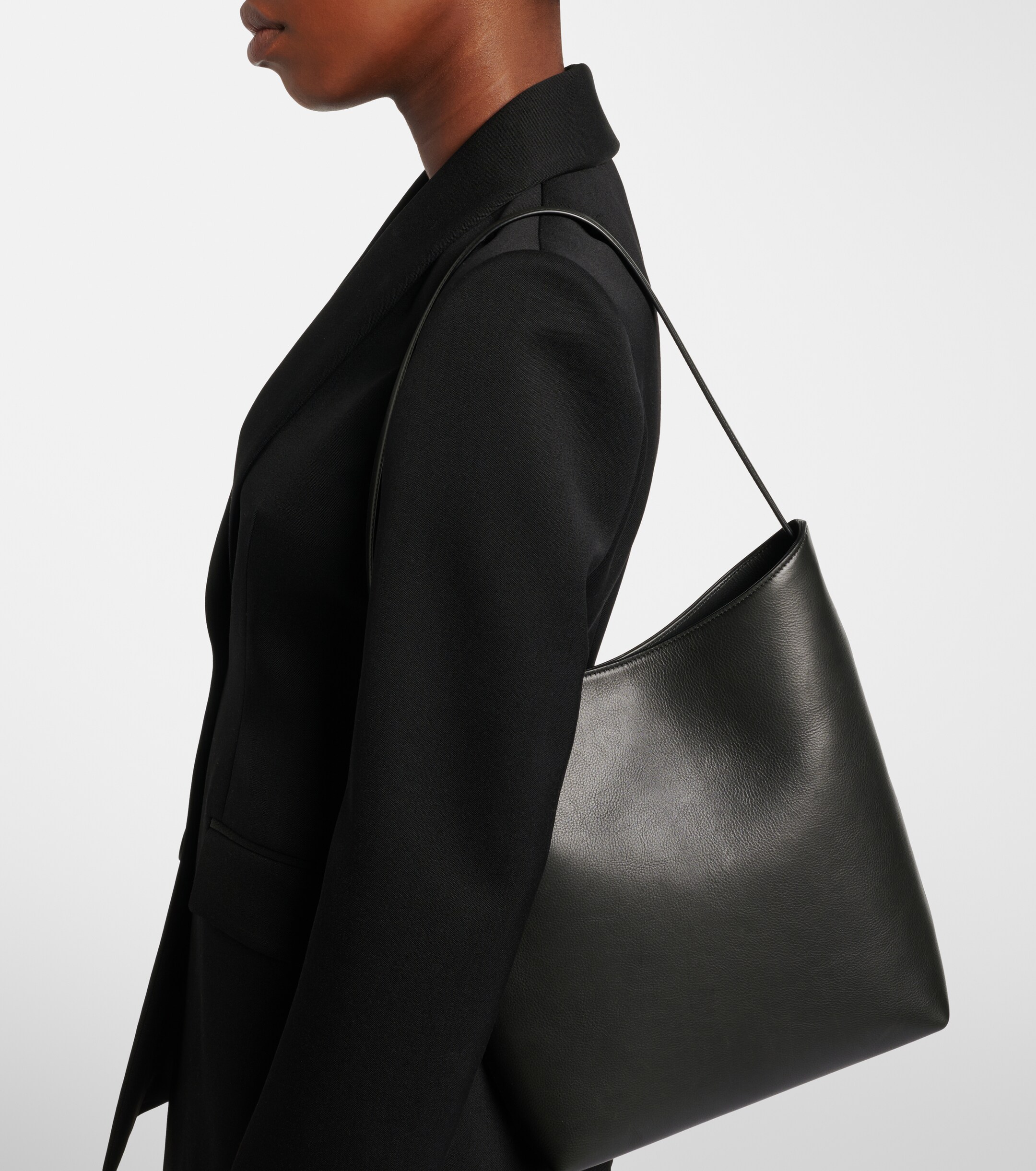 The Row Alma Medium leather shoulder bag