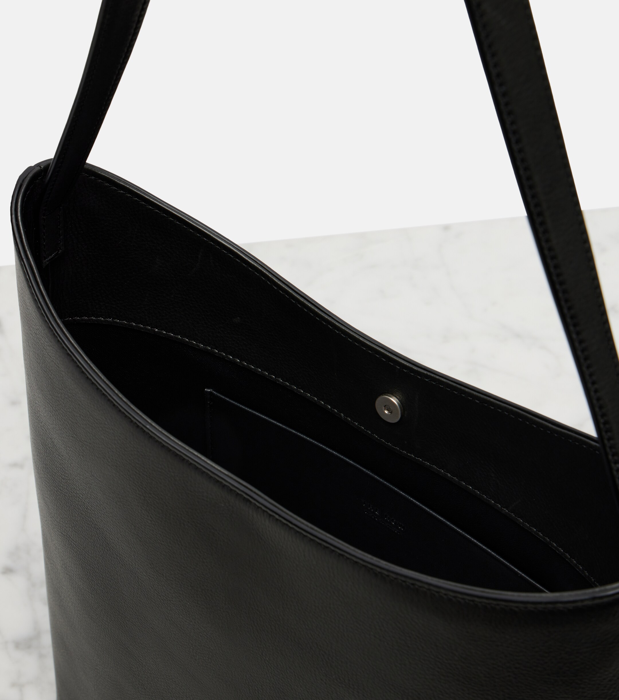 The Row Alma Medium leather shoulder bag