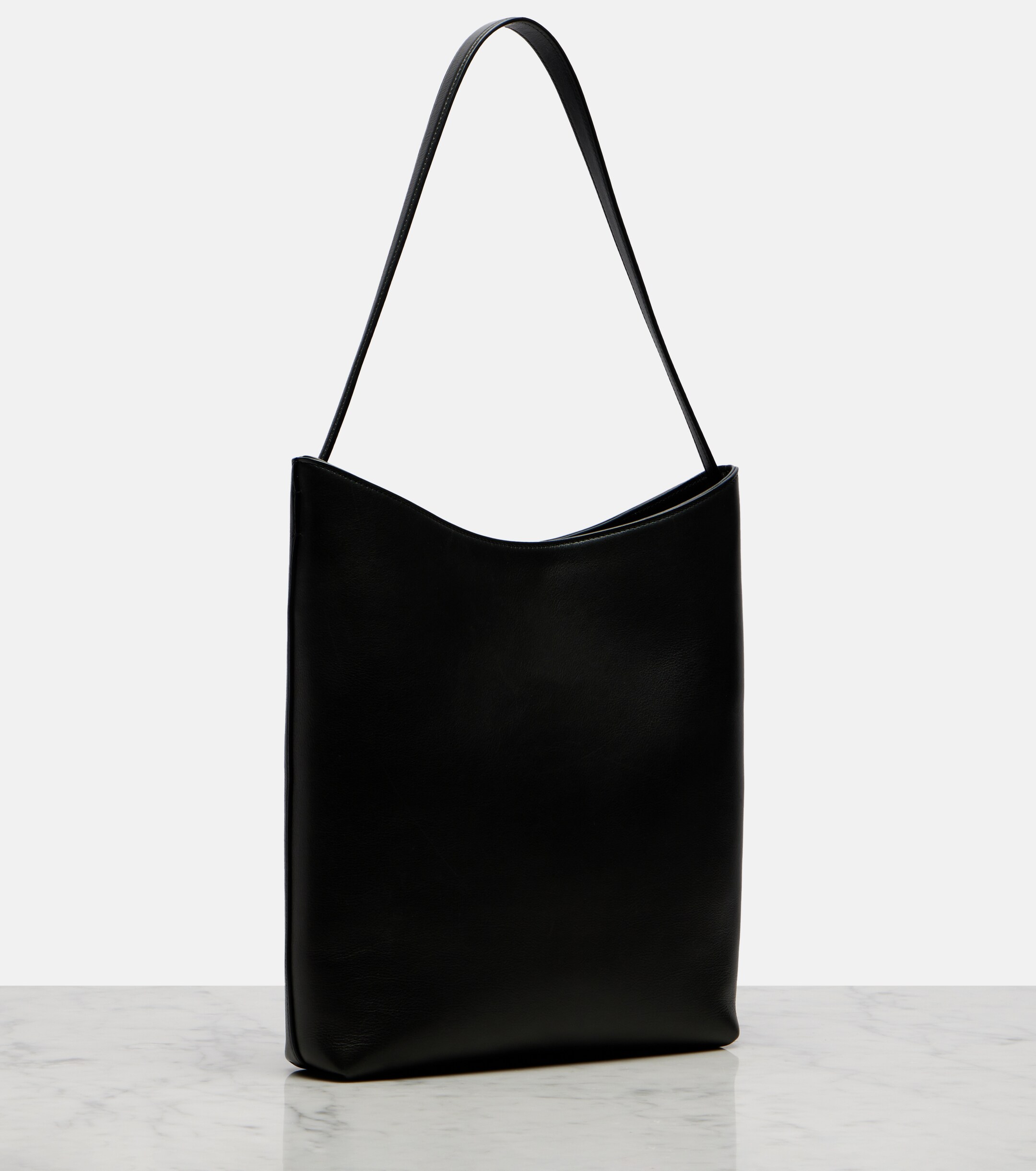 The Row Alma Medium leather shoulder bag