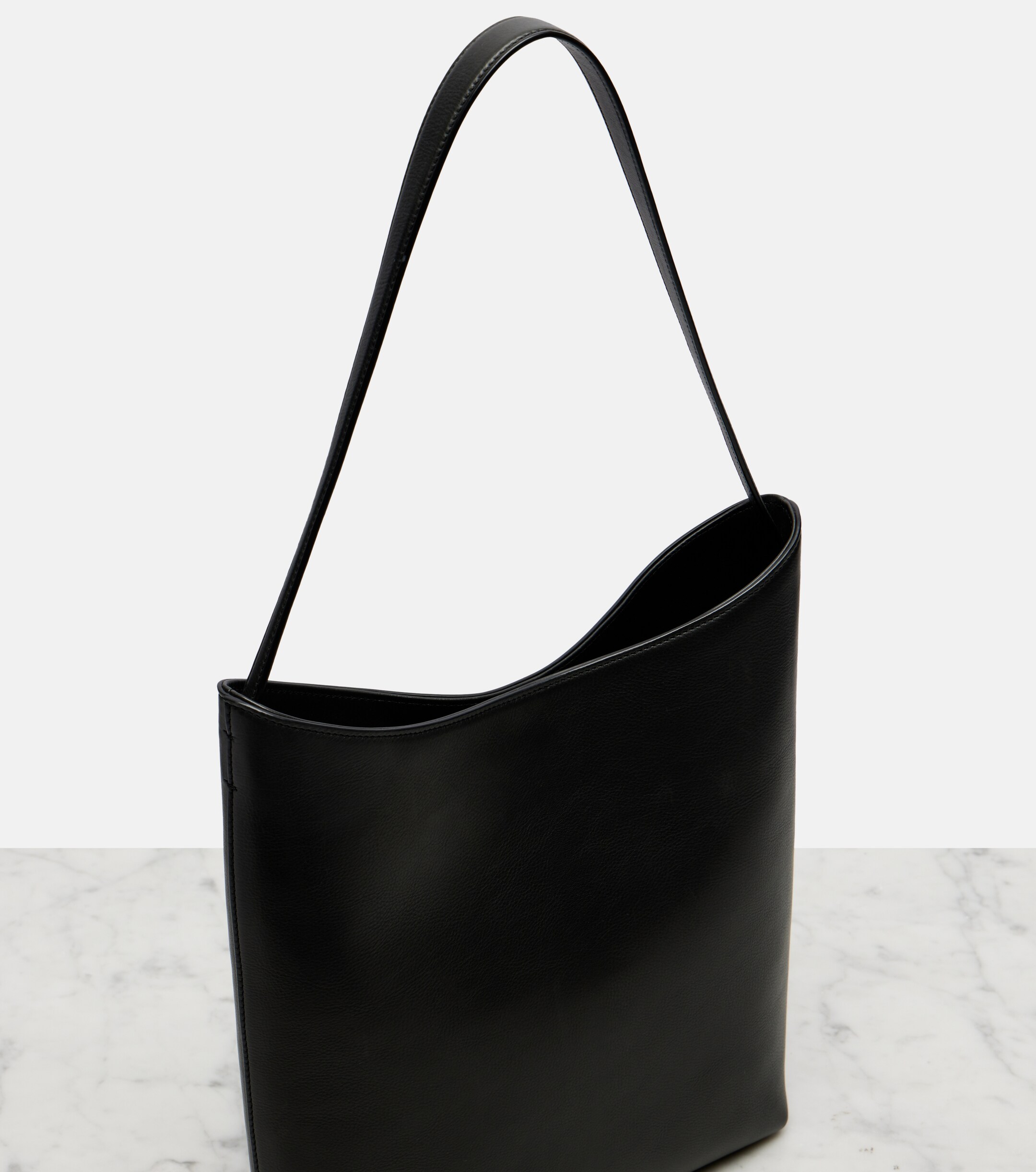 The Row Alma Medium leather shoulder bag
