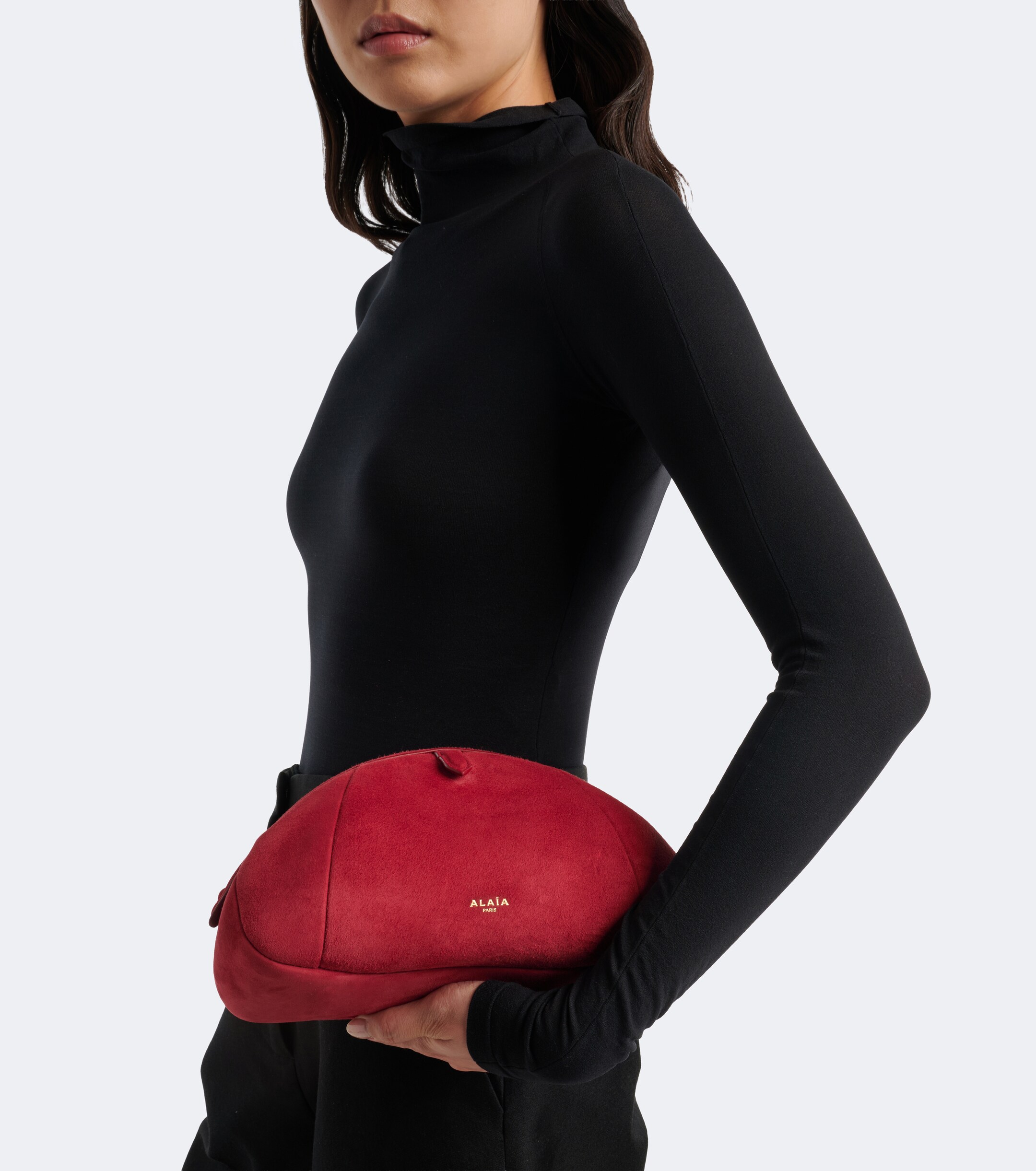 Alaïa Purse Small suede clutch