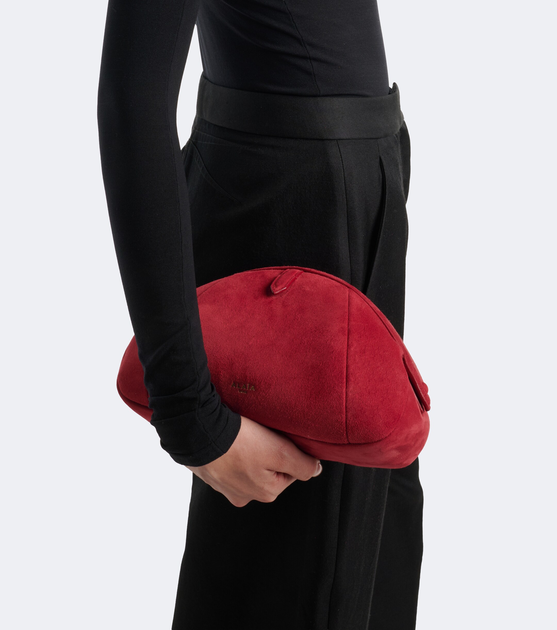 Alaïa Purse Small suede clutch