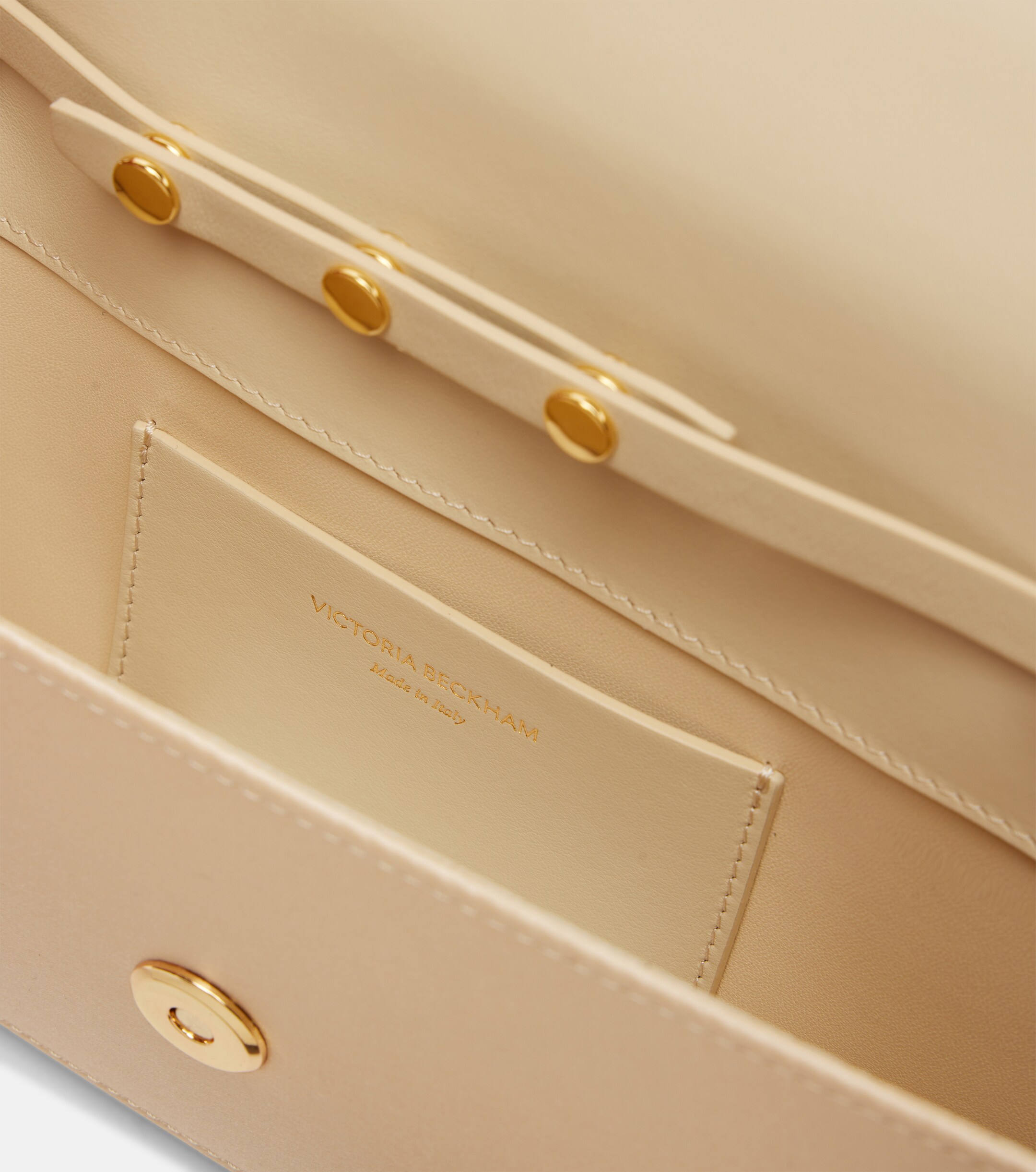 Victoria Beckham Dorian East-West satin clutch