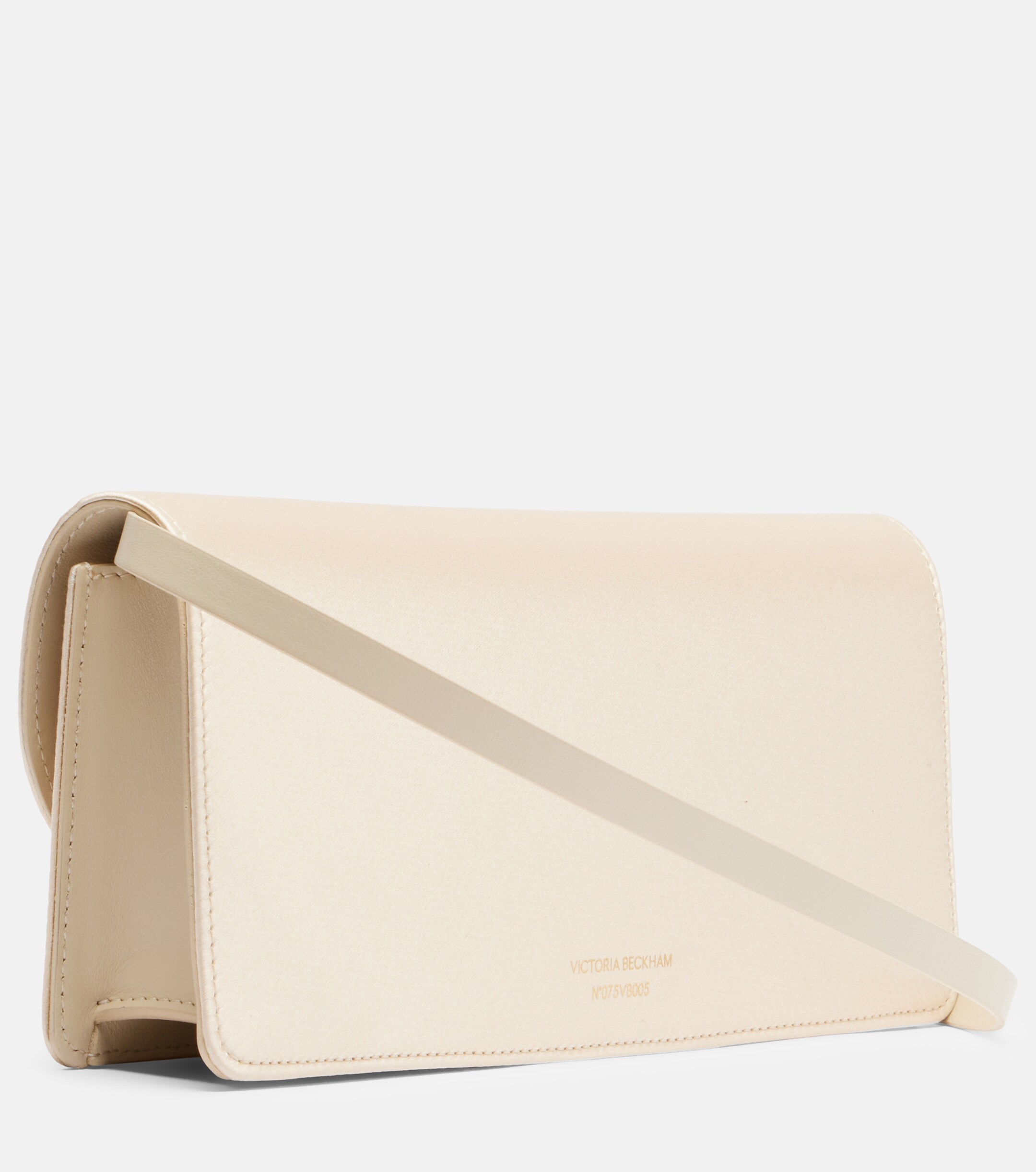 Victoria Beckham Dorian East-West satin clutch