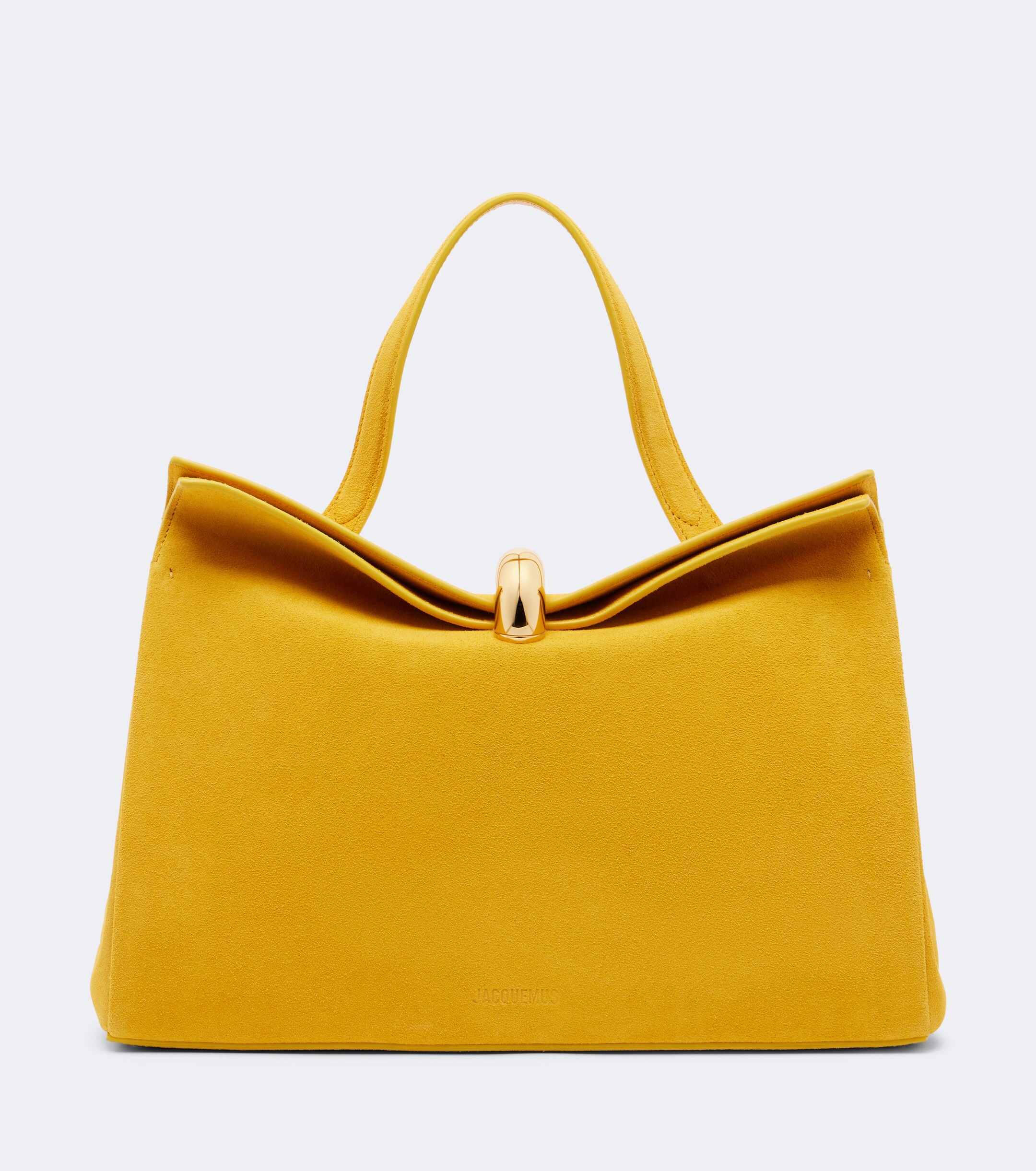 Jacquemus Valerie Medium suede top-handle bag