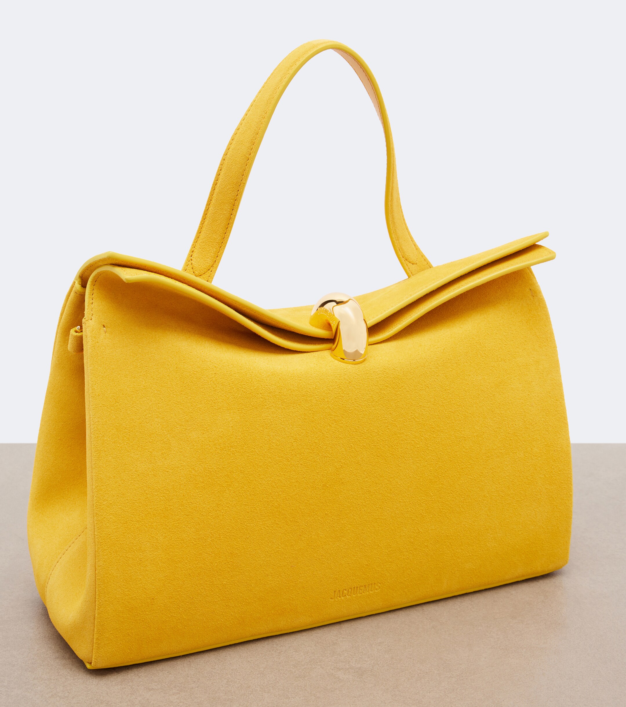 Jacquemus Valerie Medium suede top-handle bag