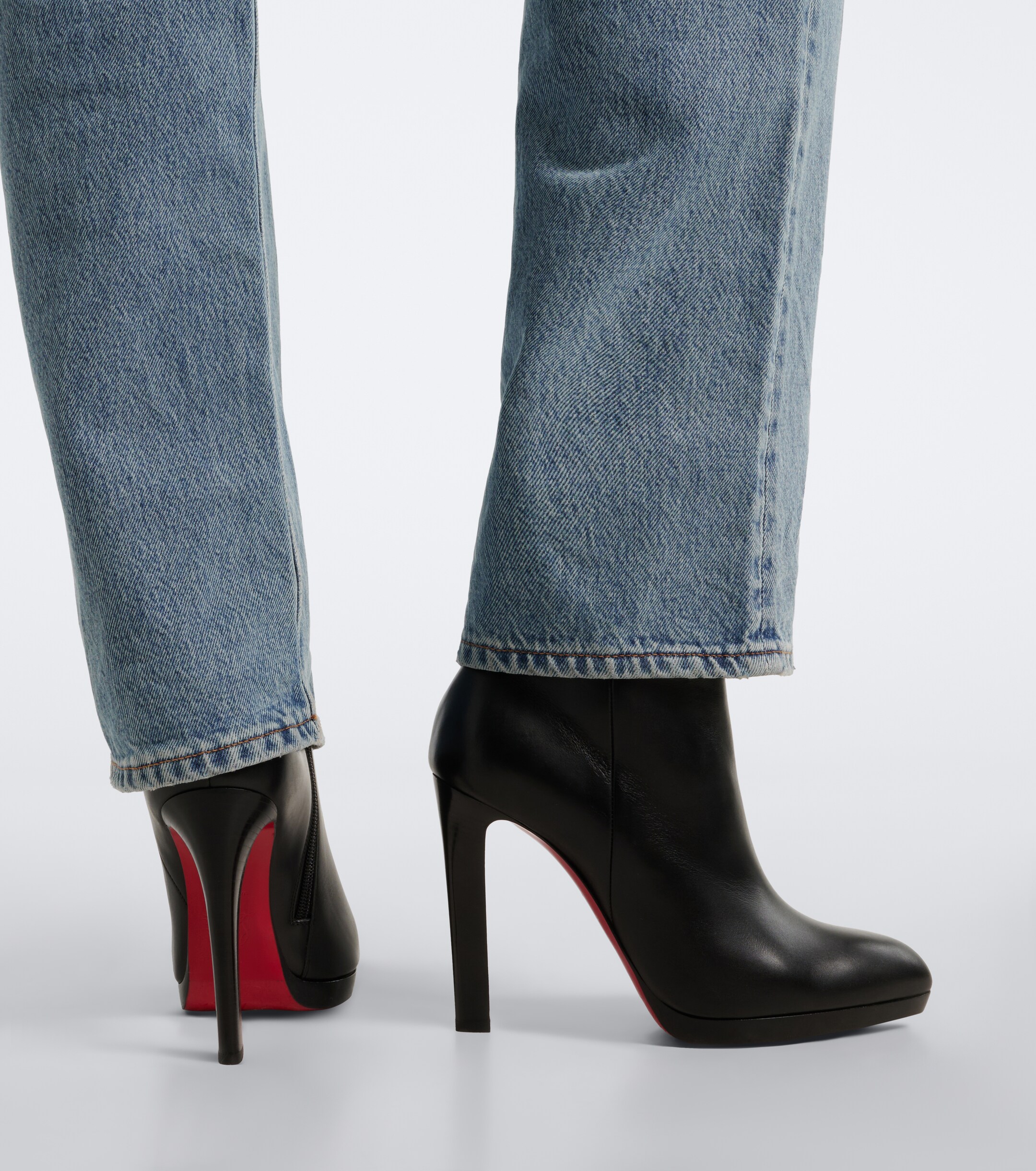 CHRISTIAN LOUBOUTIN Christian Louboutin Fannylove leather ankle boots