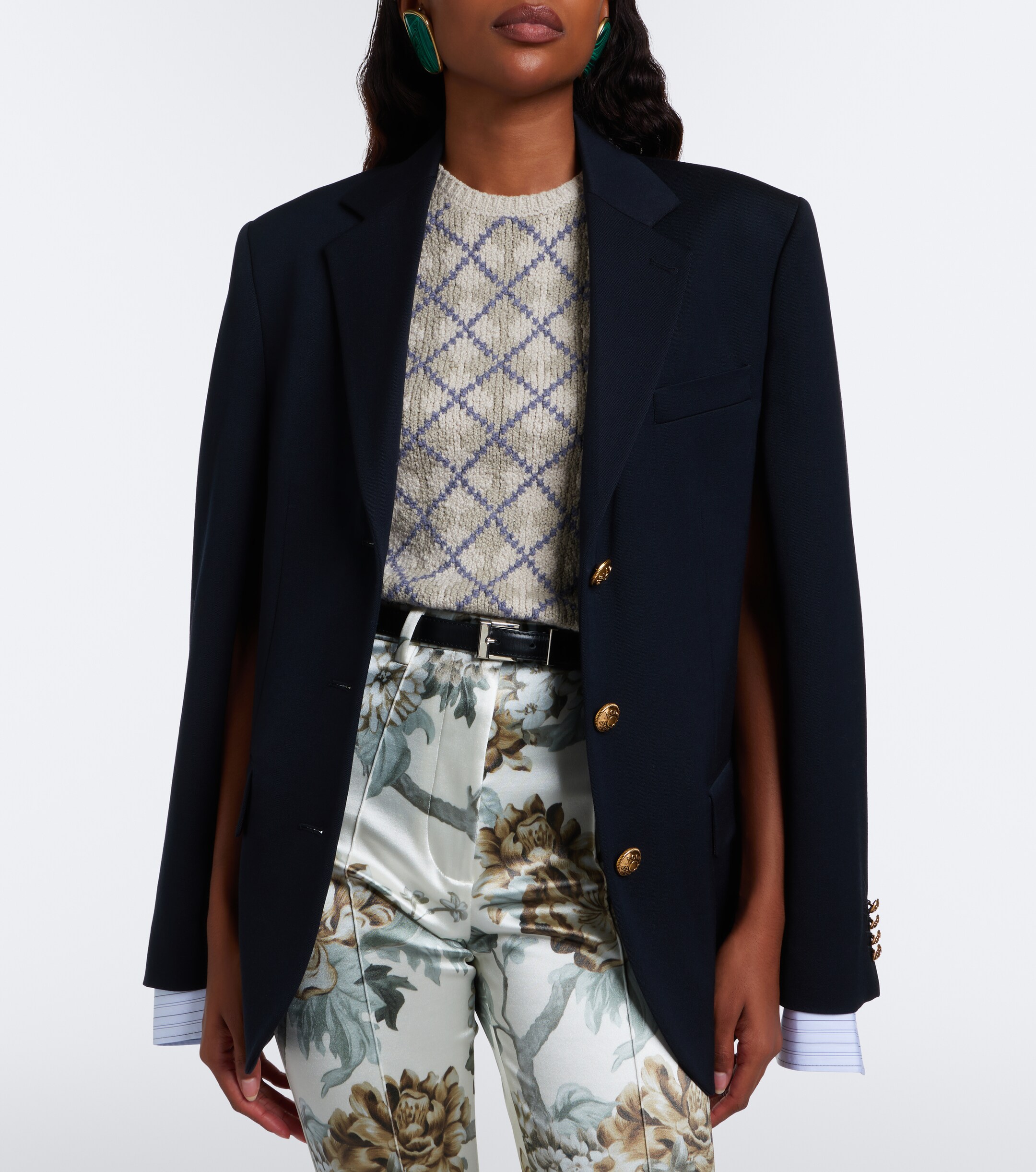 Acne Studios Acne Studios Layered wool blazer