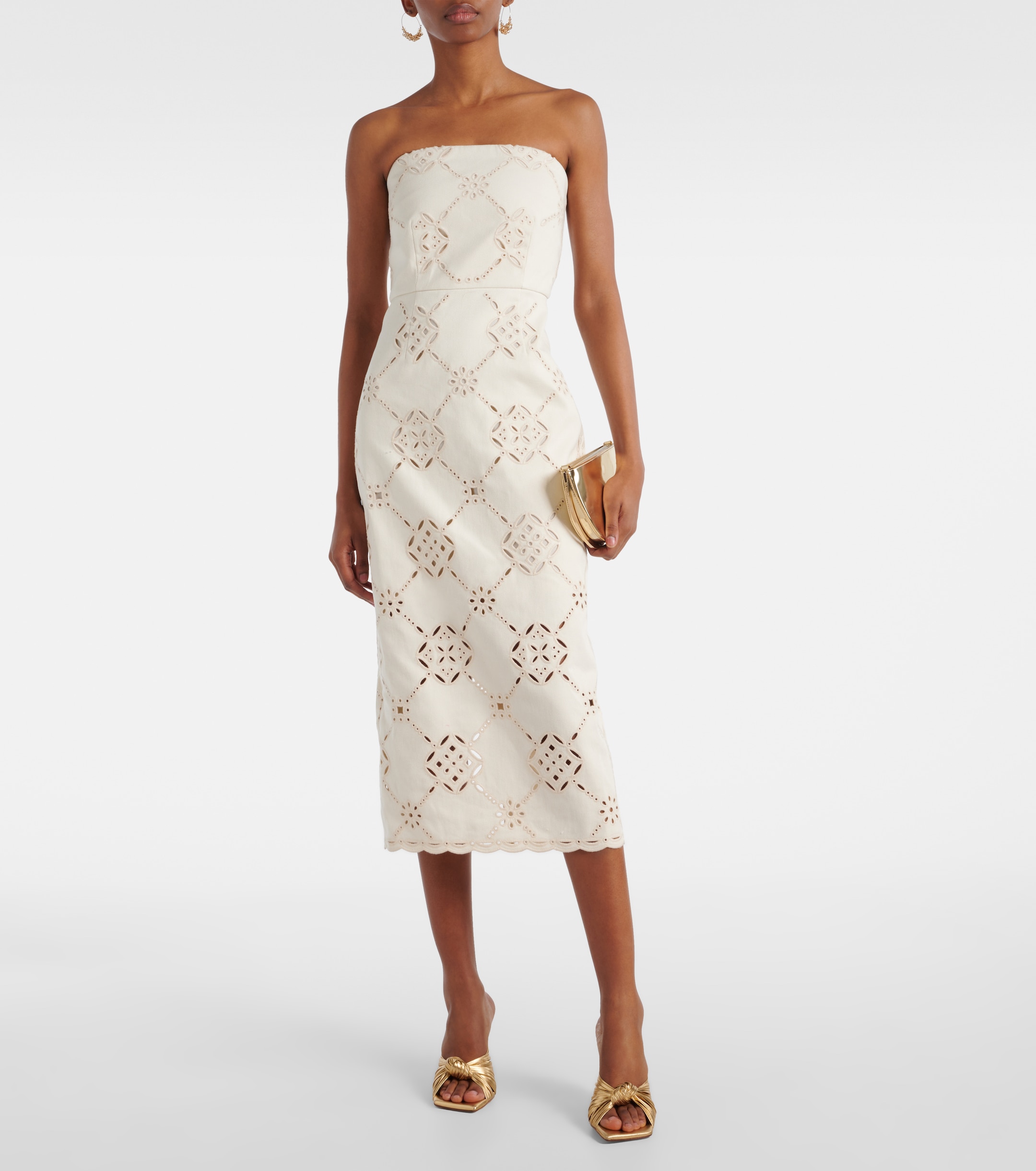 Veronica Beard - Nettia embroidered cotton midi dress | Plush Veronica Beard - Nettia embroidered cotton midi dress | Plush