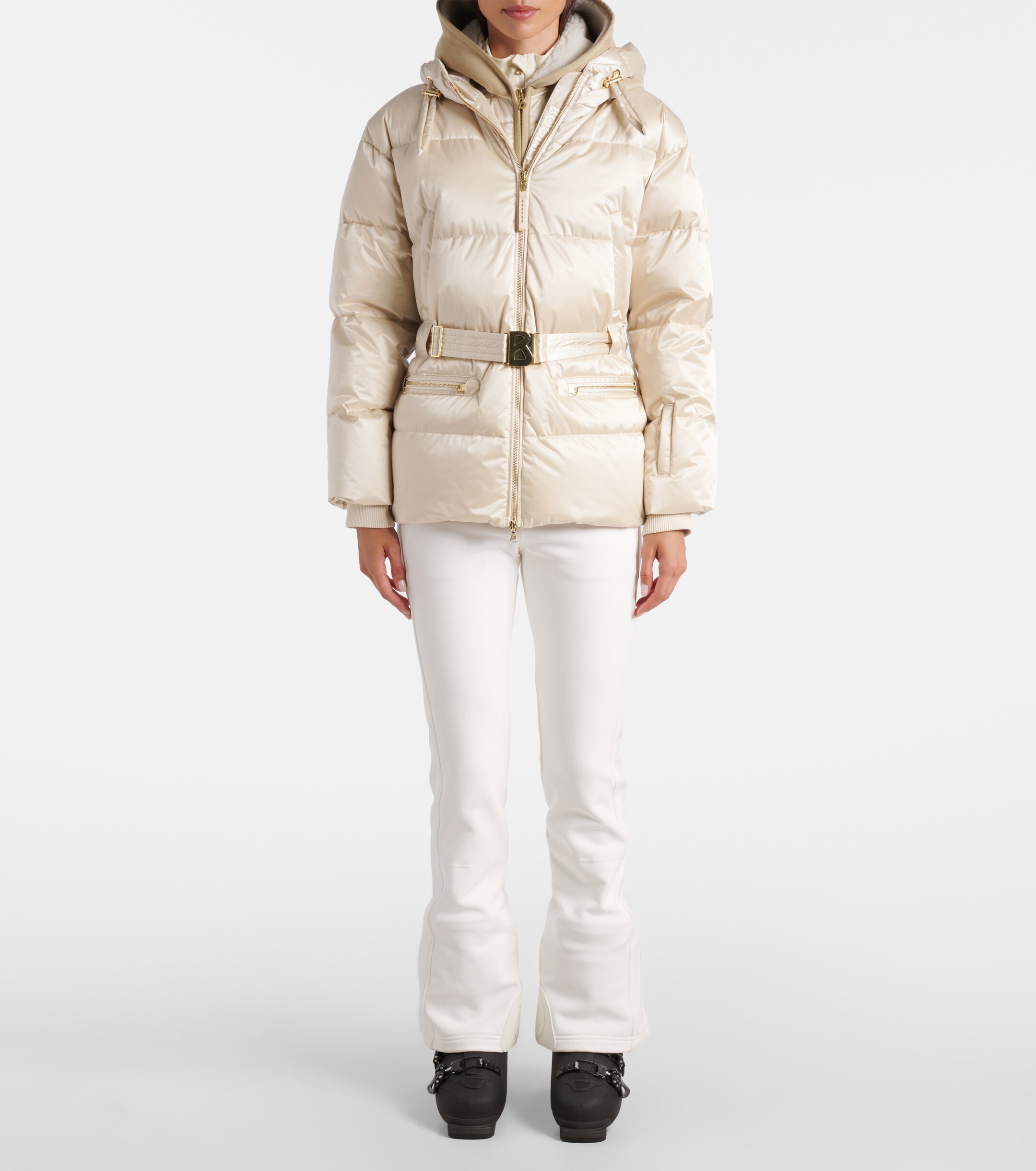 BOGNER Bogner Lyra belted down ski jacket